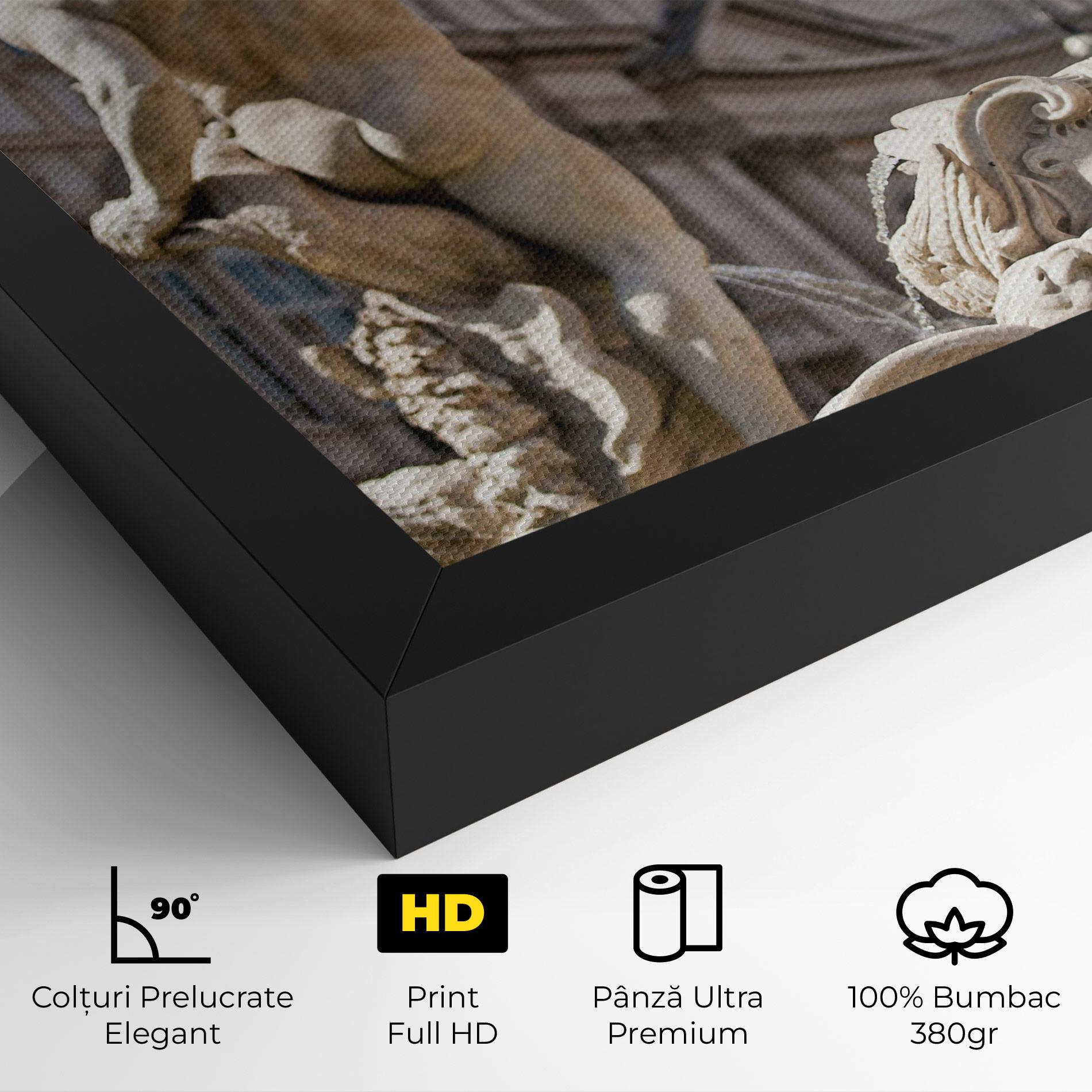 Tablou Canvas Baroque Statue Italy mockup 4