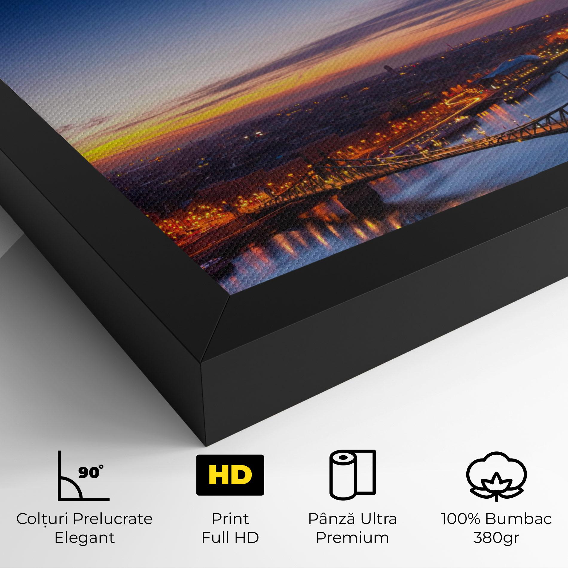 Tablou Canvas Budapest Sunset mockup 4
