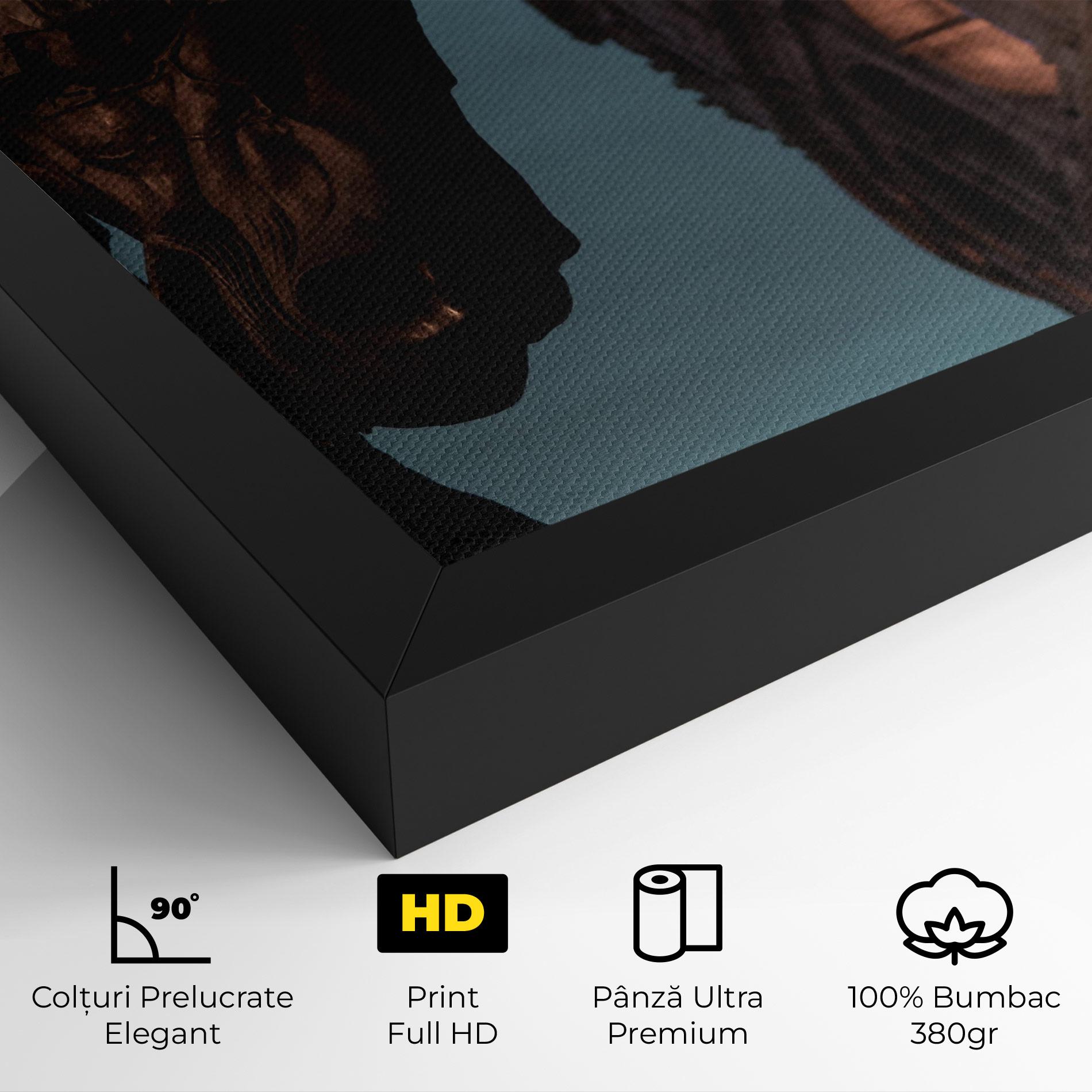 Tablou Canvas Colosseum Horse mockup 4