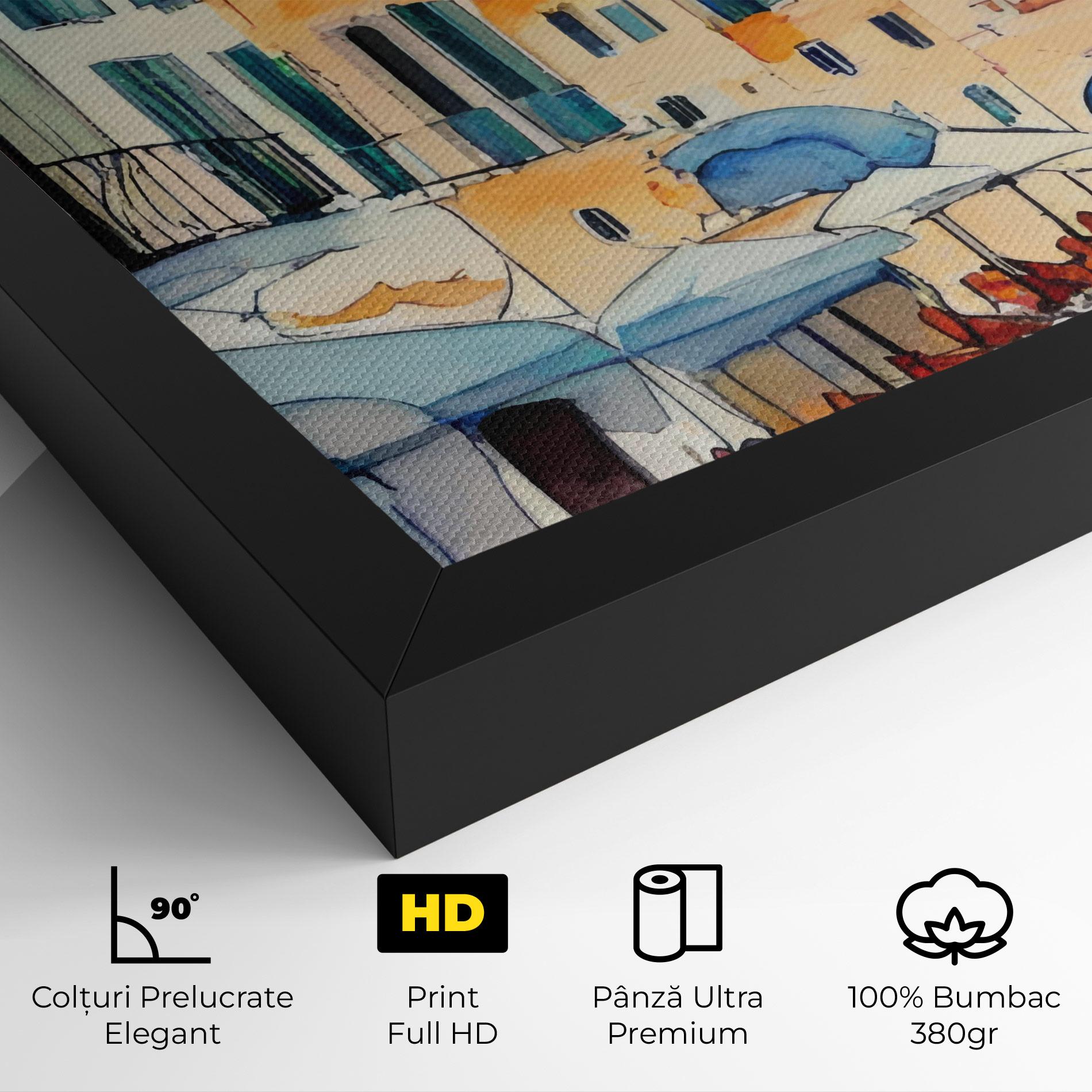 Tablou Canvas France Watercolor mockup 4