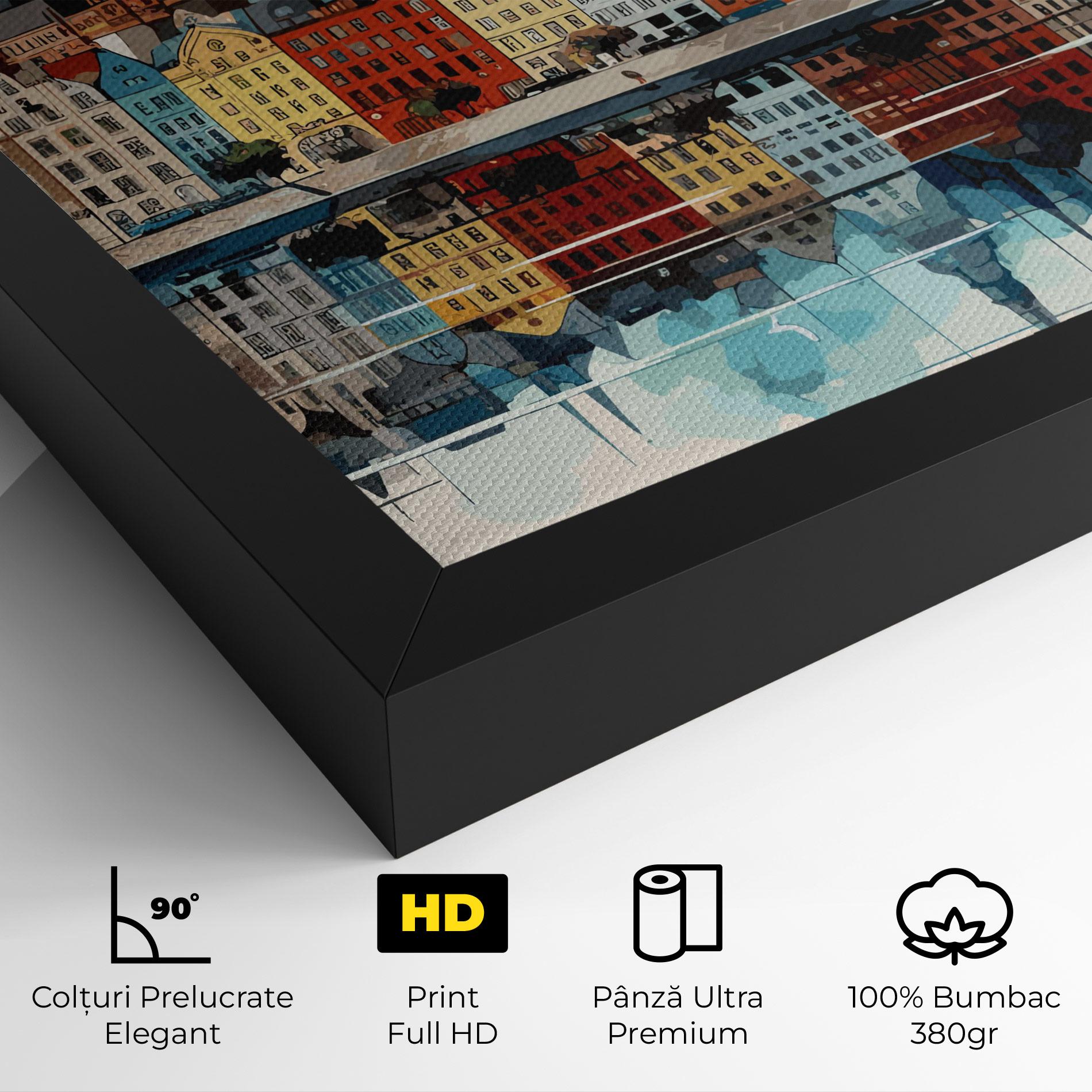Tablou Canvas German Buildings mockup 4