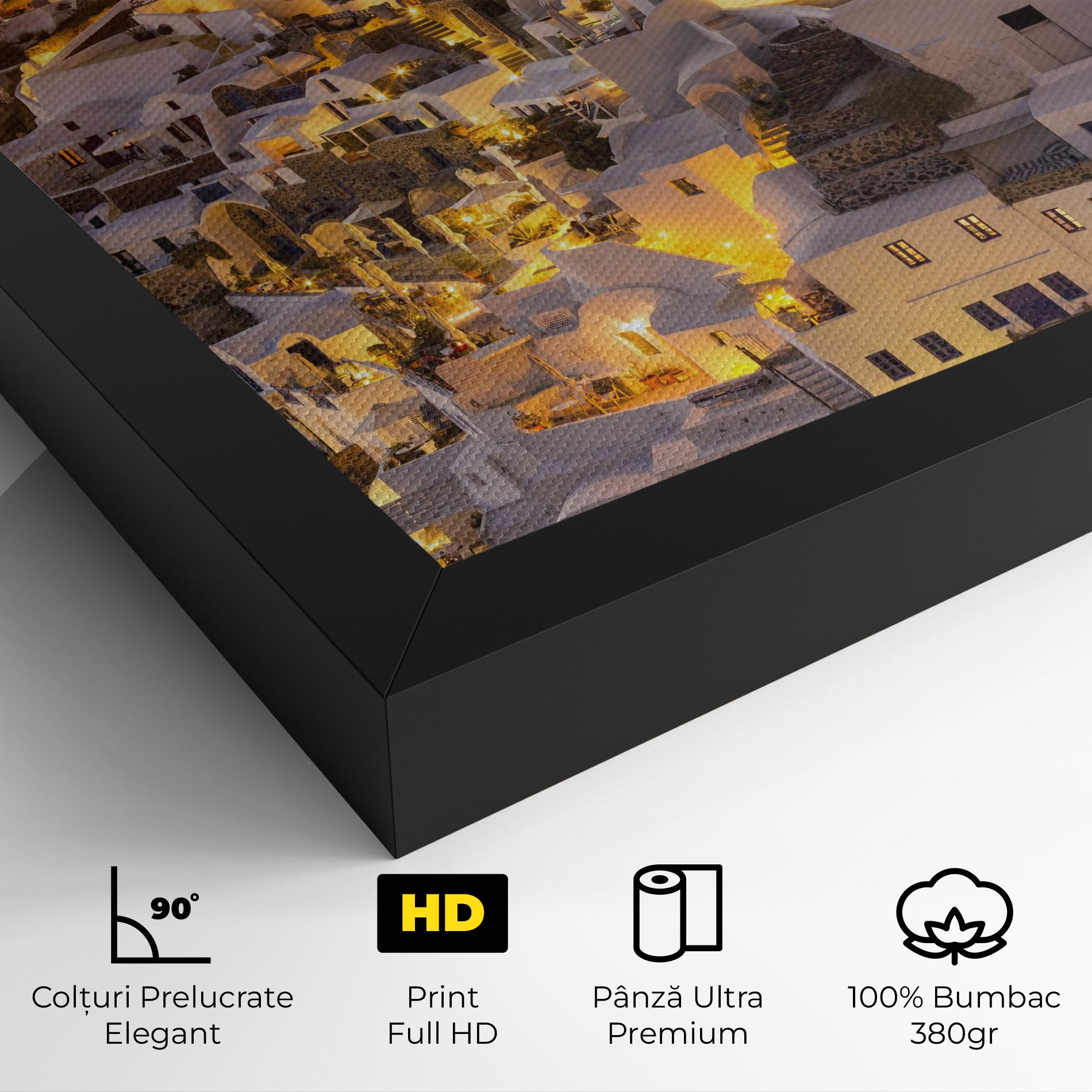 Tablou Canvas Santorini Greece mockup 4