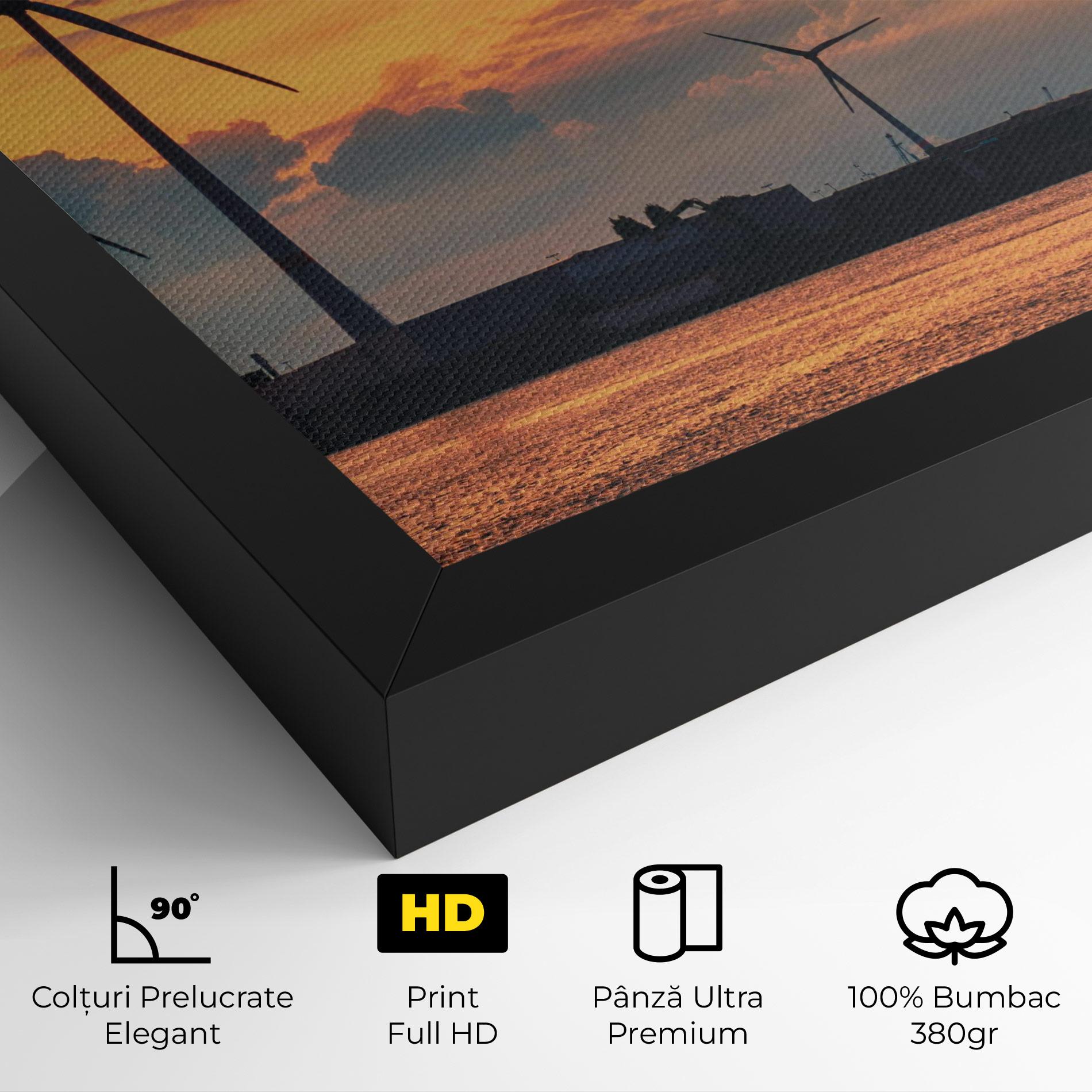 Tablou Canvas Sunset Belgium mockup 4