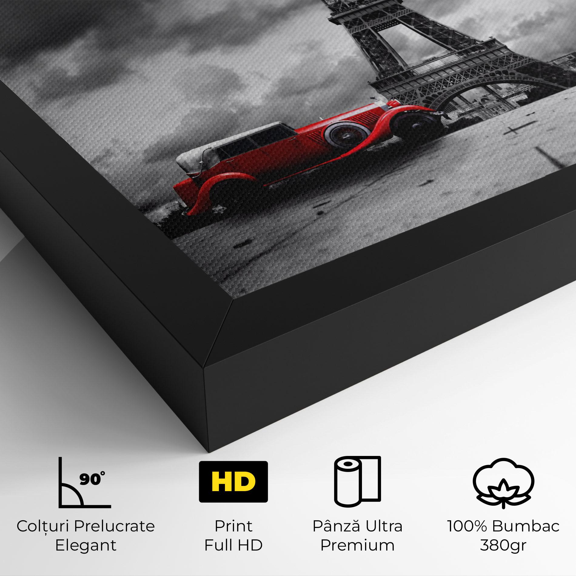 Tablou Canvas Vintage Paris mockup 4