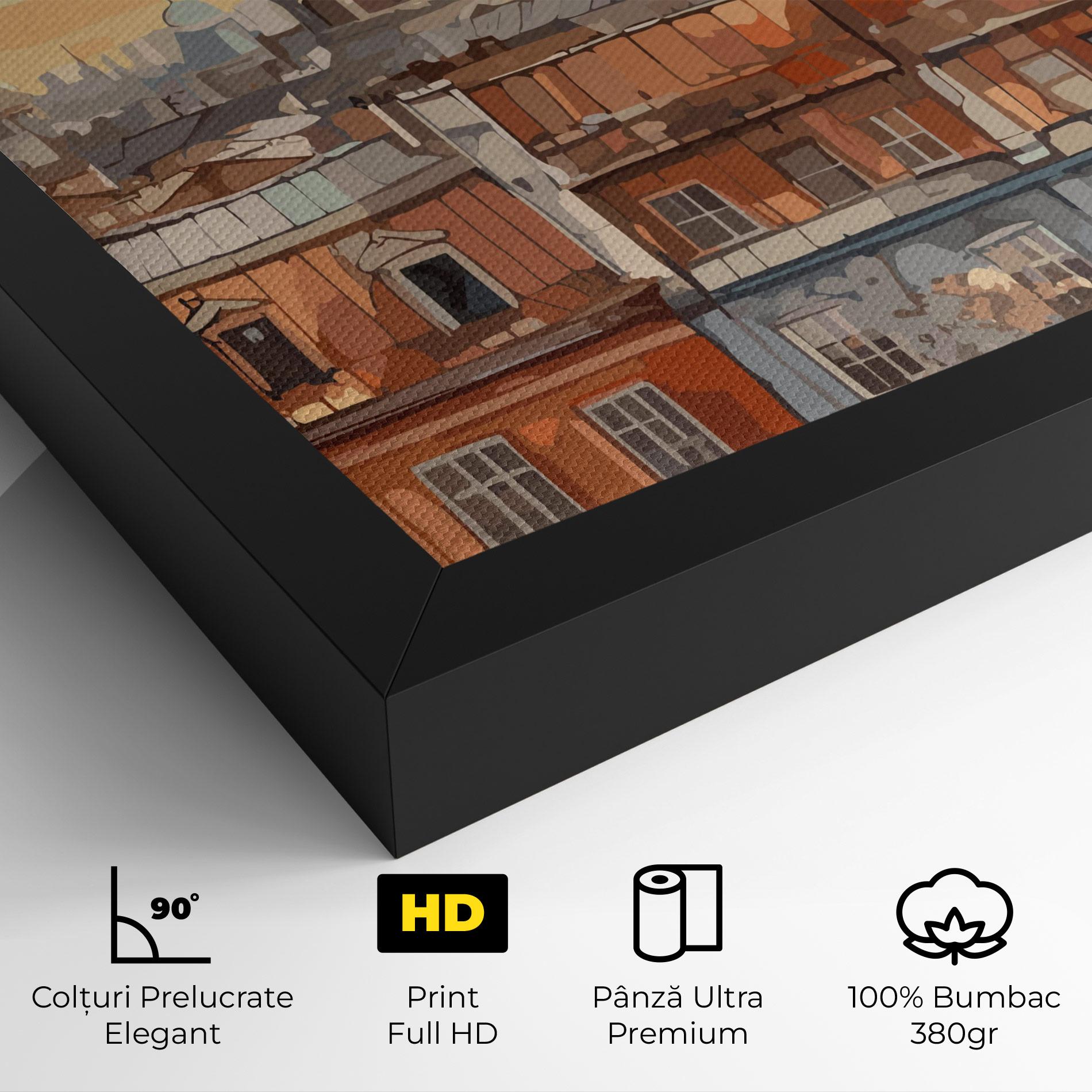 Tablou Canvas Window City View mockup 4