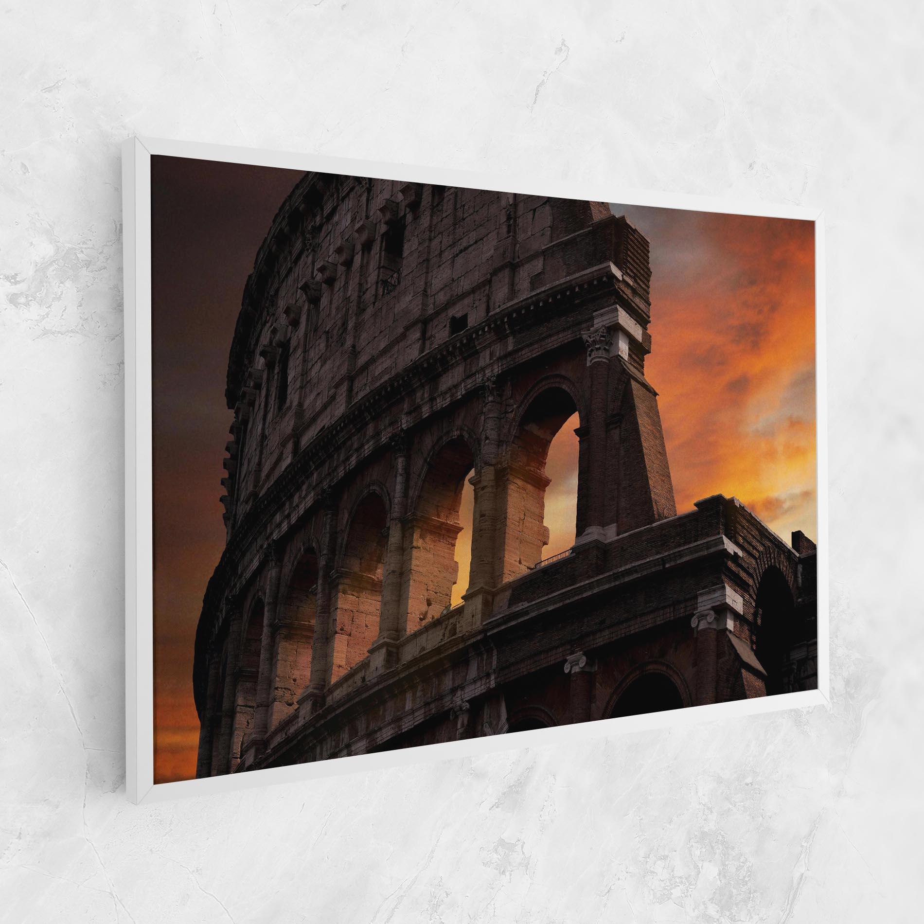 Tablou Canvas Colosseum Sunset mockup 1