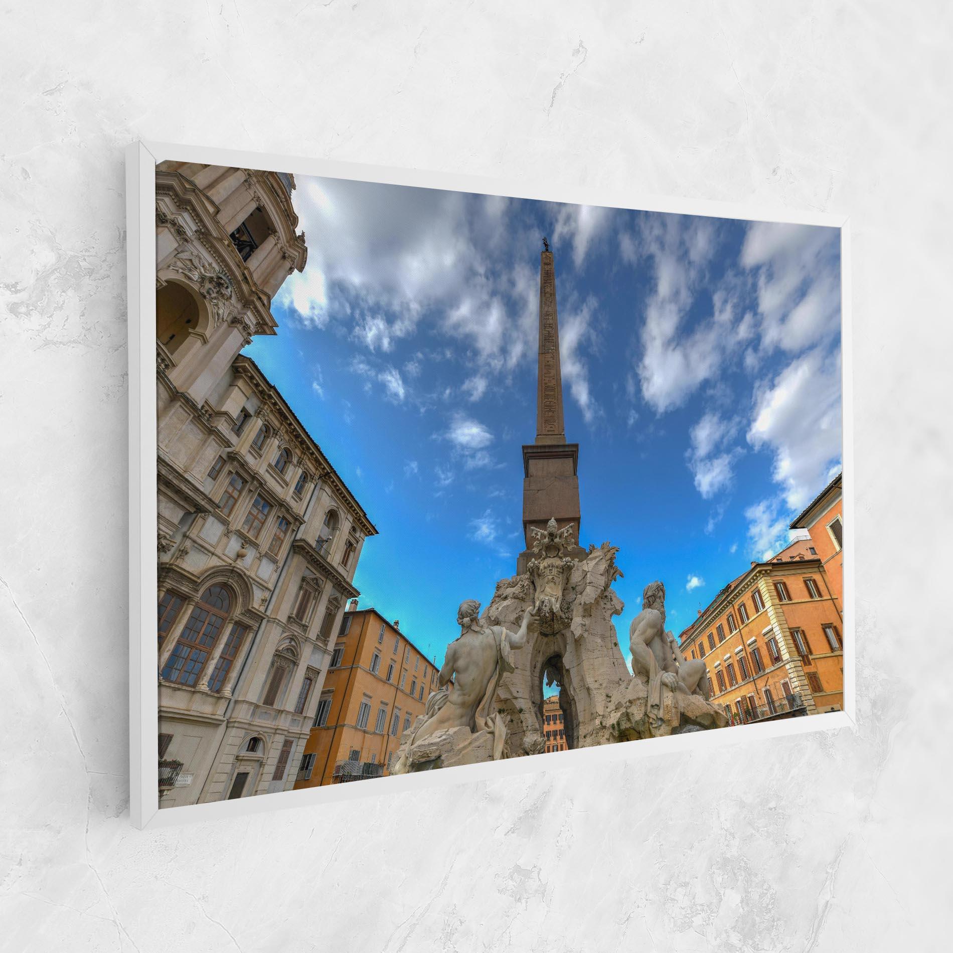 Tablou Canvas Piazza Navona Italy mockup 1