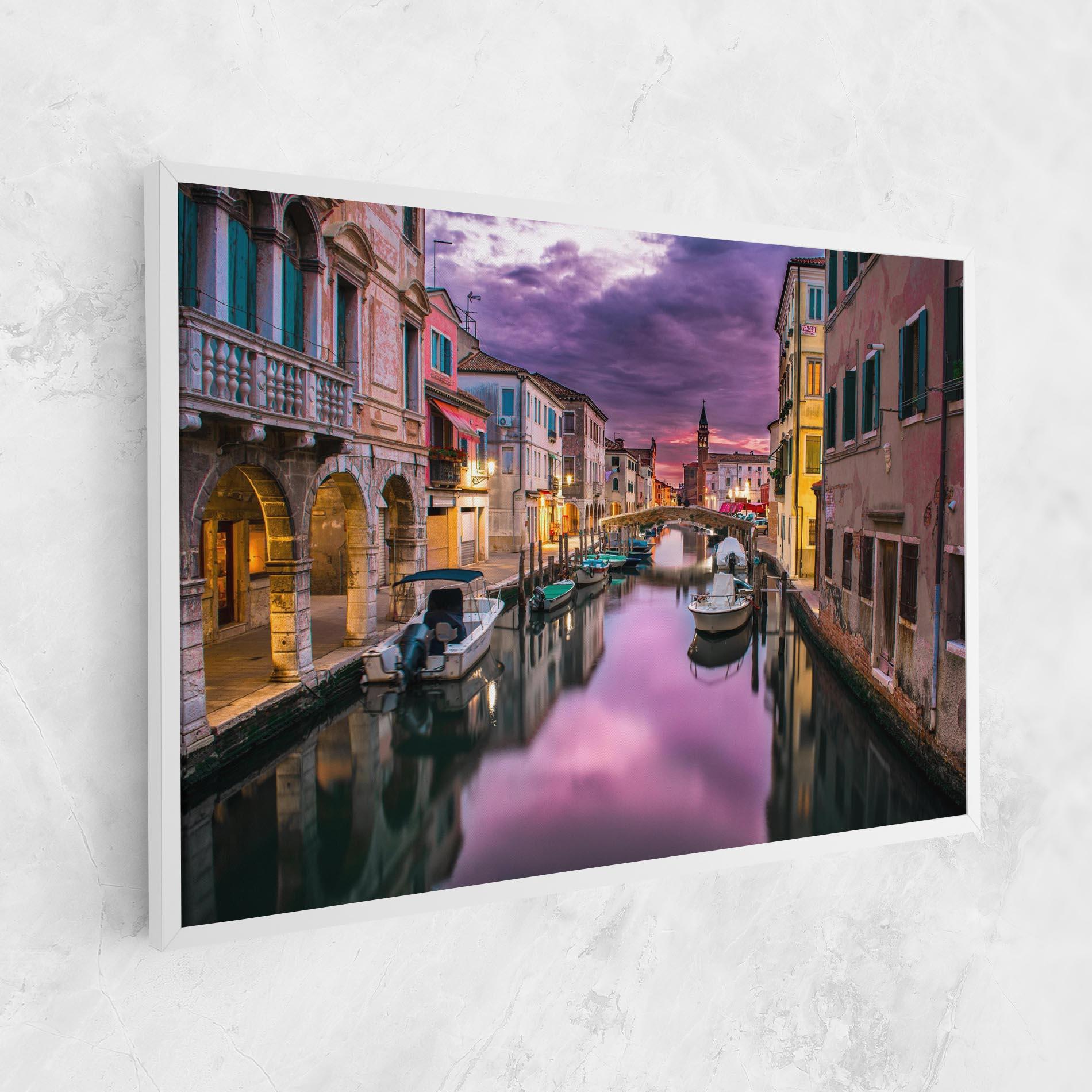 Tablou Canvas Purple Light Venecia mockup 1