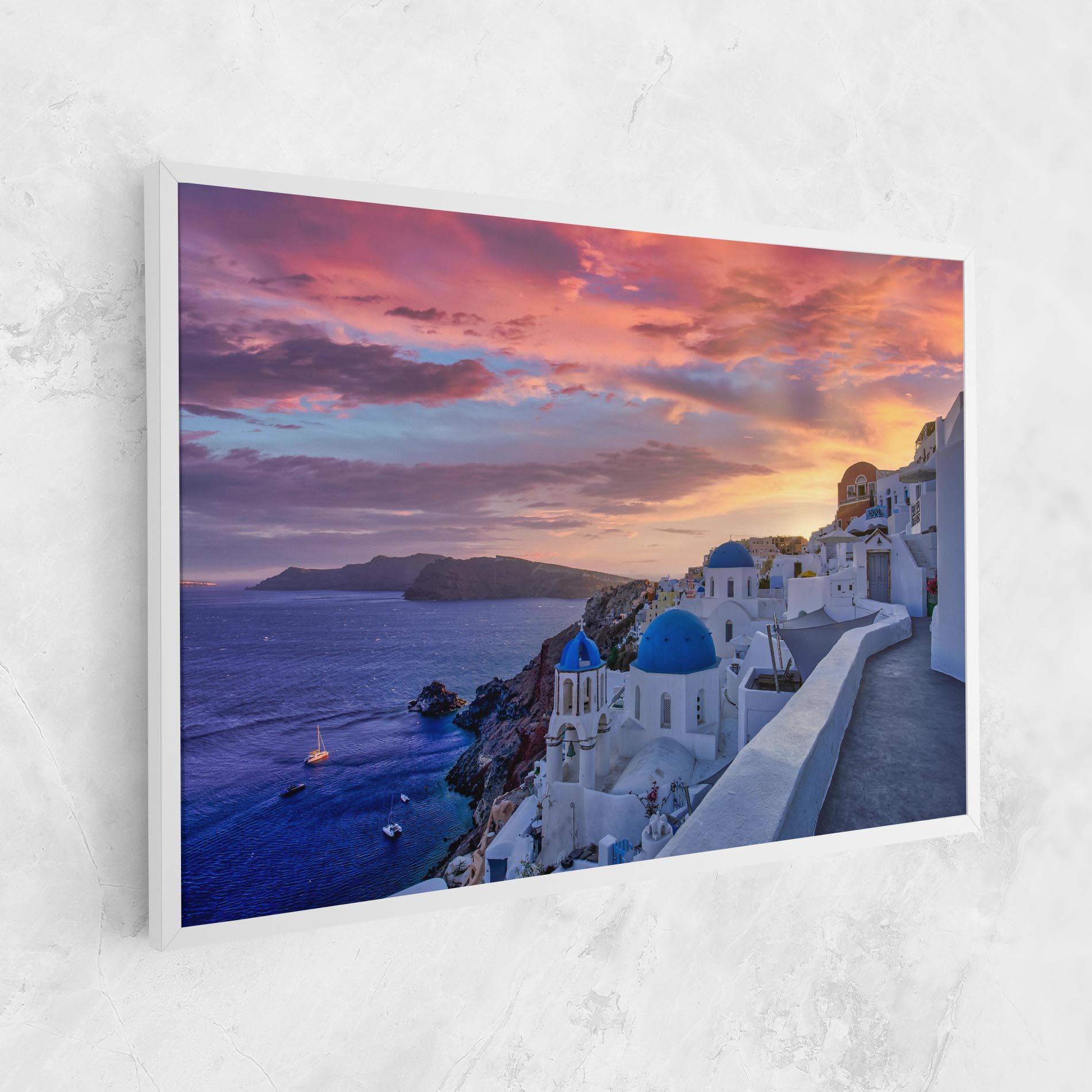 Tablou Canvas Santorini View mockup 1