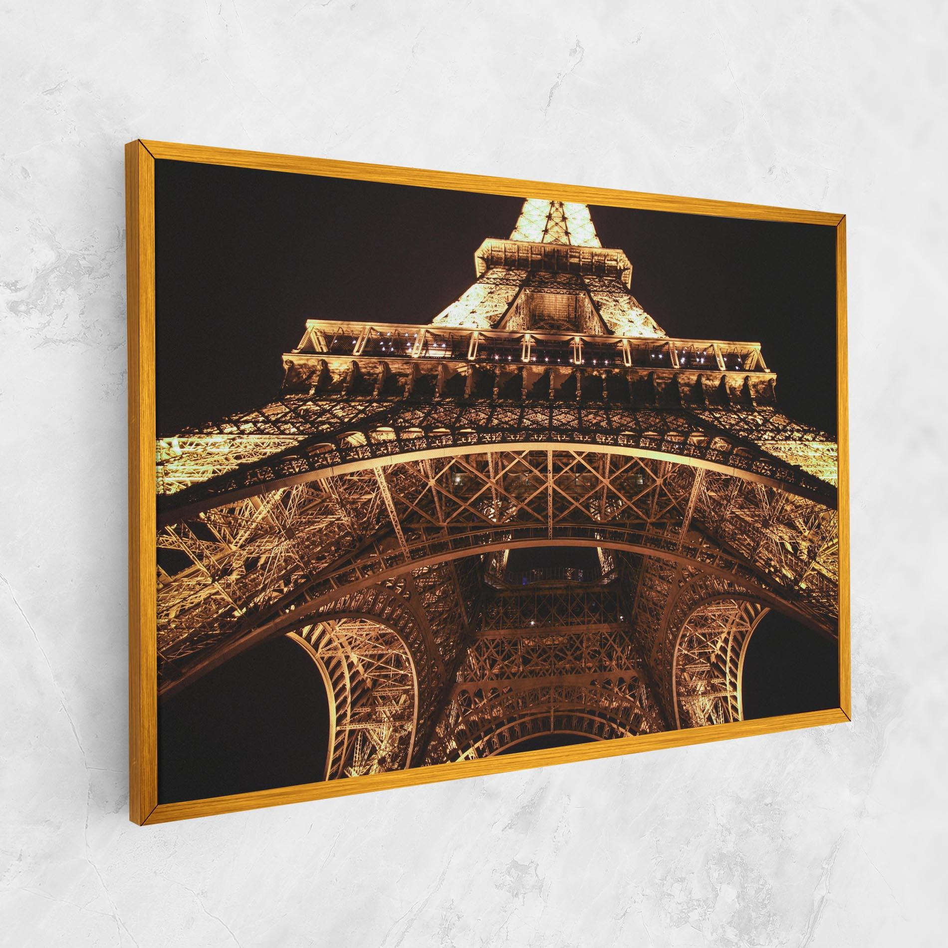 Tablou Canvas Eiffel Tower At Night mockup 1