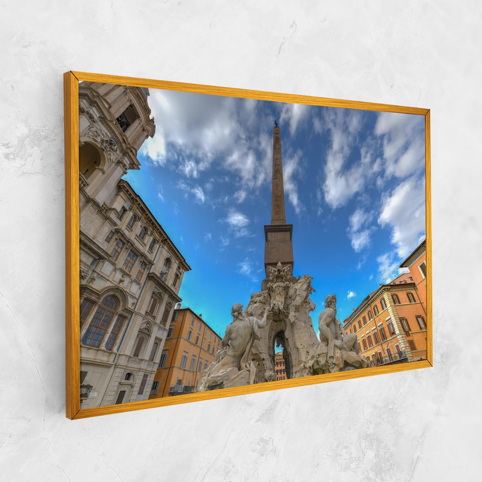 Tablou Canvas Piazza Navona Italy mockup 1