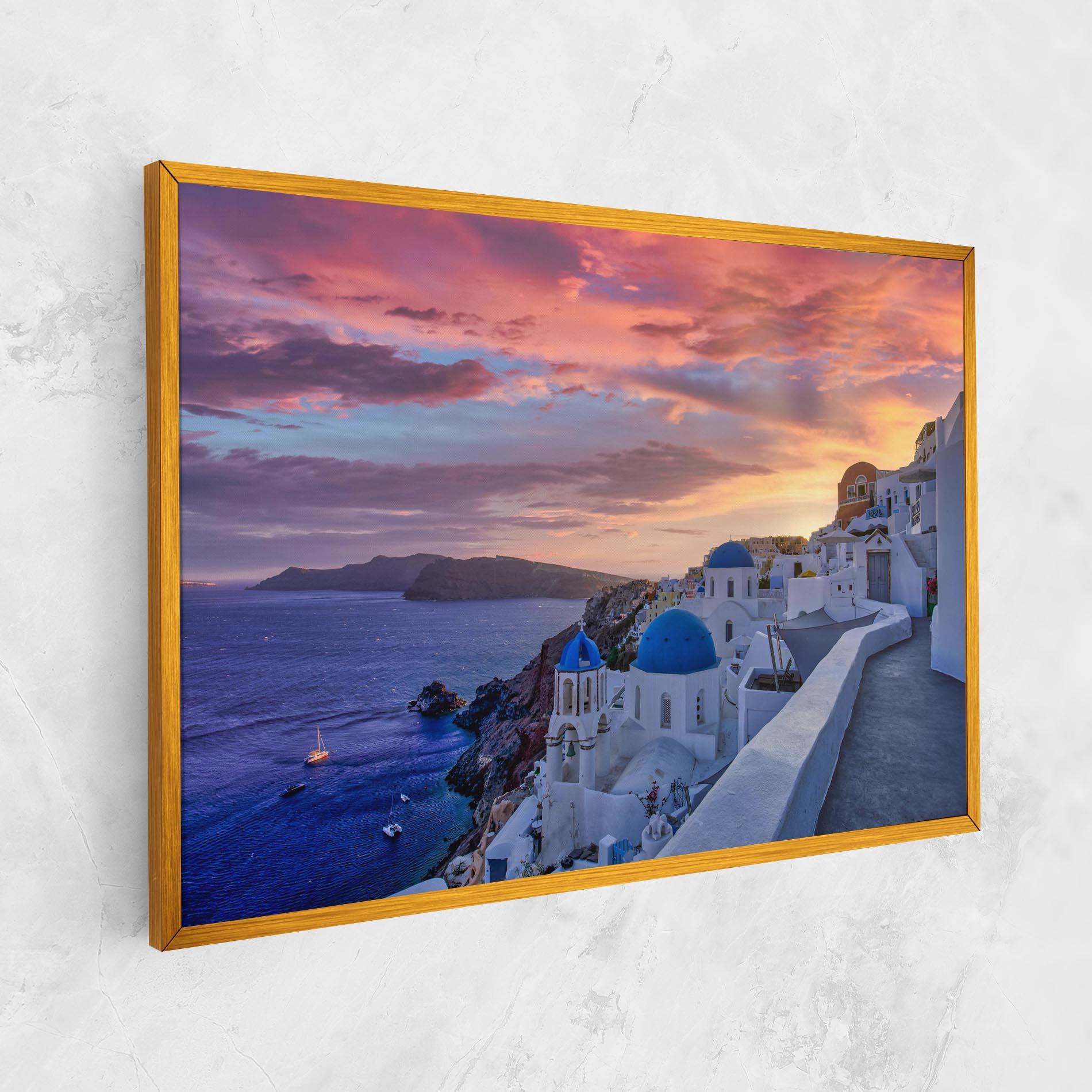 Tablou Canvas Santorini View mockup 1