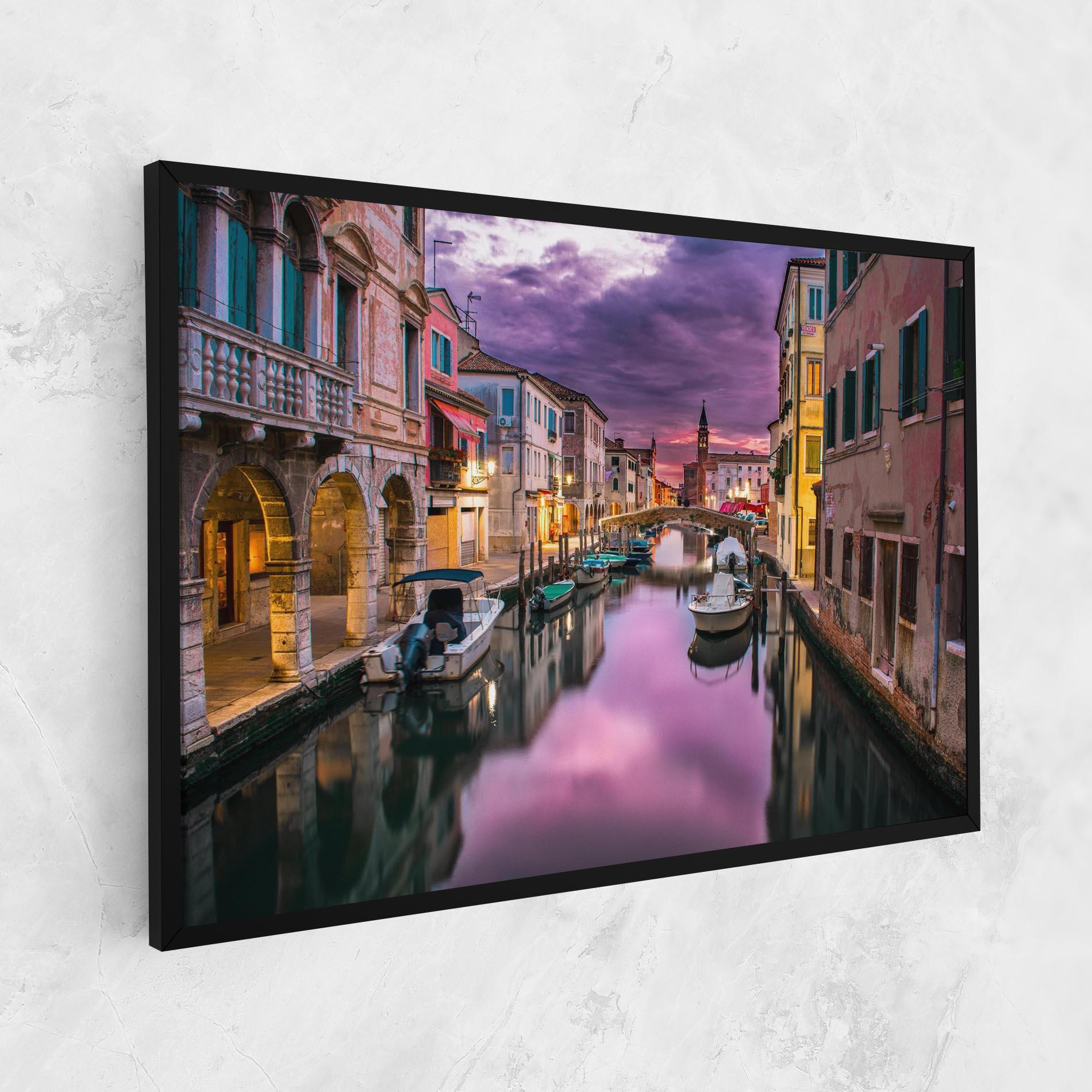 Tablou Canvas Purple Light Venecia mockup 1
