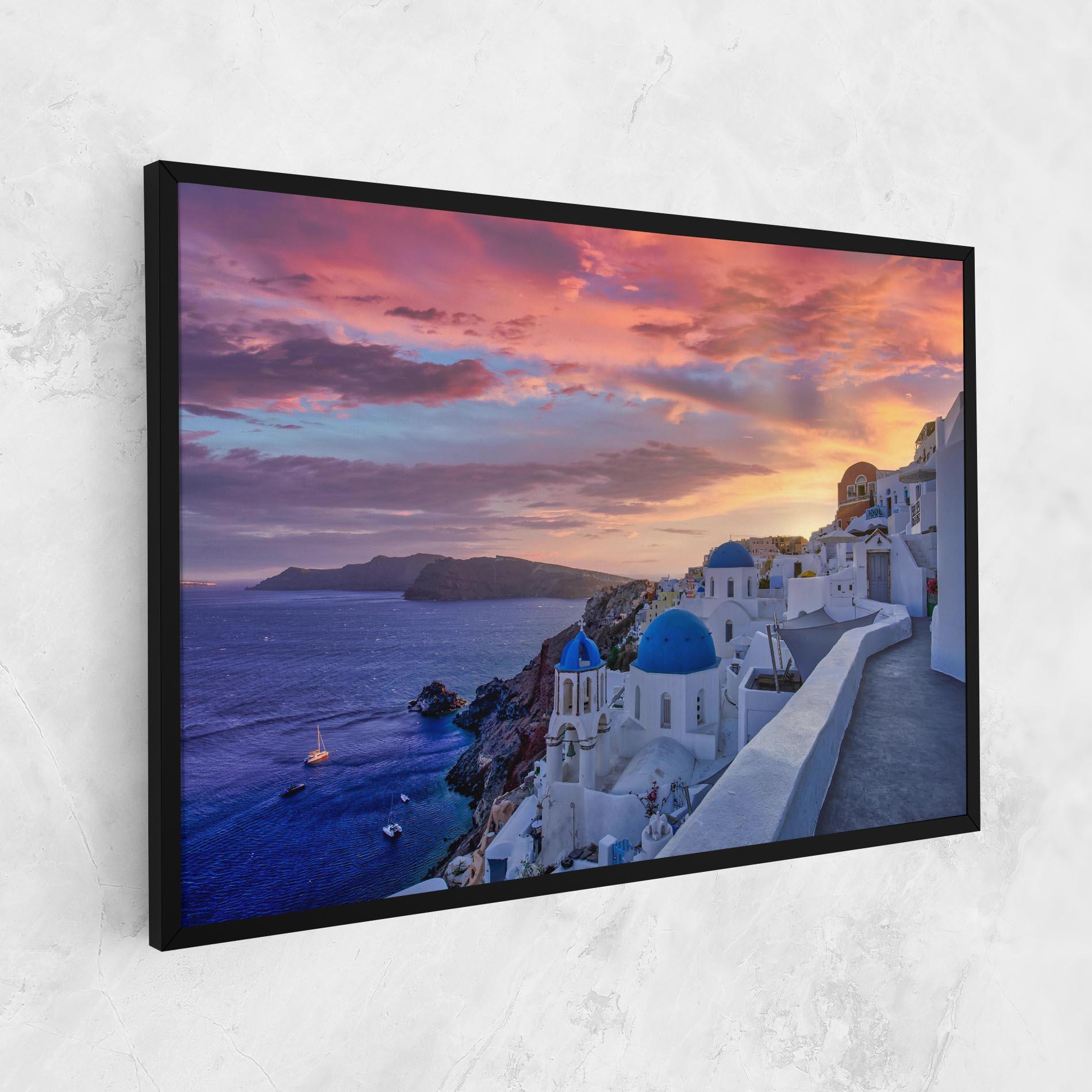 Tablou Canvas Santorini View mockup 1