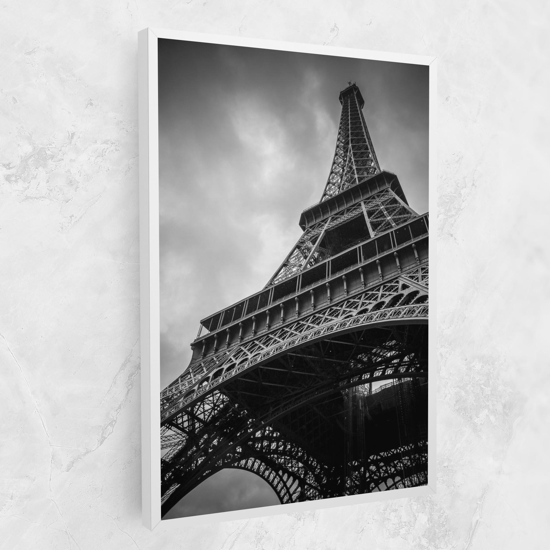 Tablou Canvas Eiffel Grey Tower mockup 1