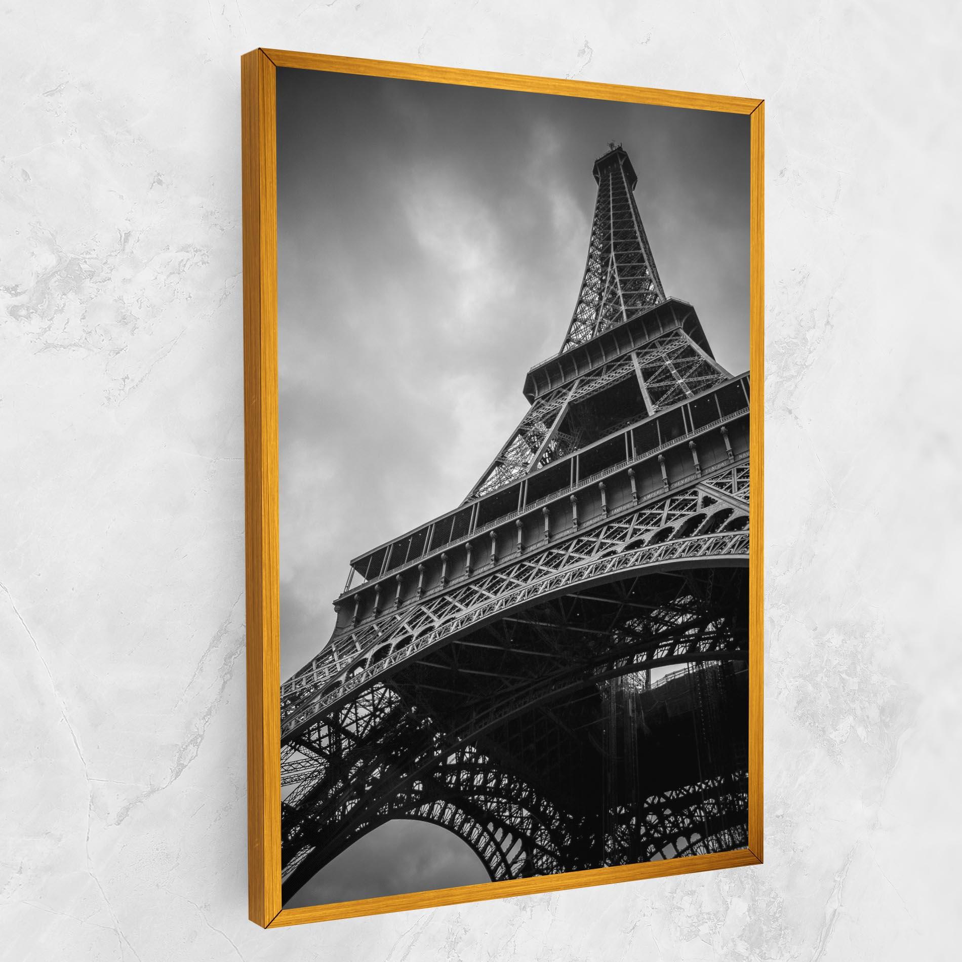 Tablou Canvas Eiffel Grey Tower mockup 1