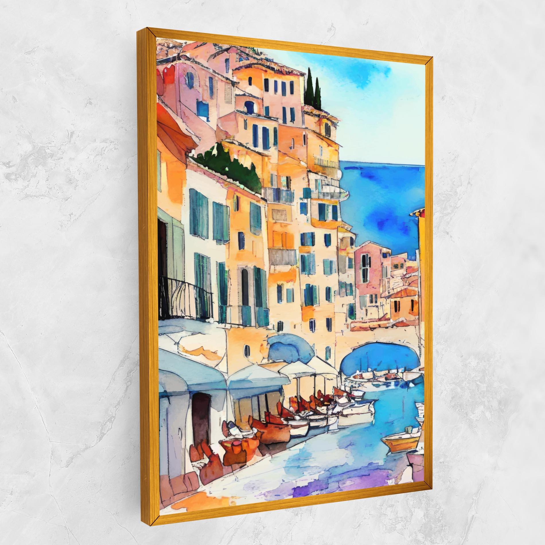 Tablou Canvas France Watercolor mockup 1