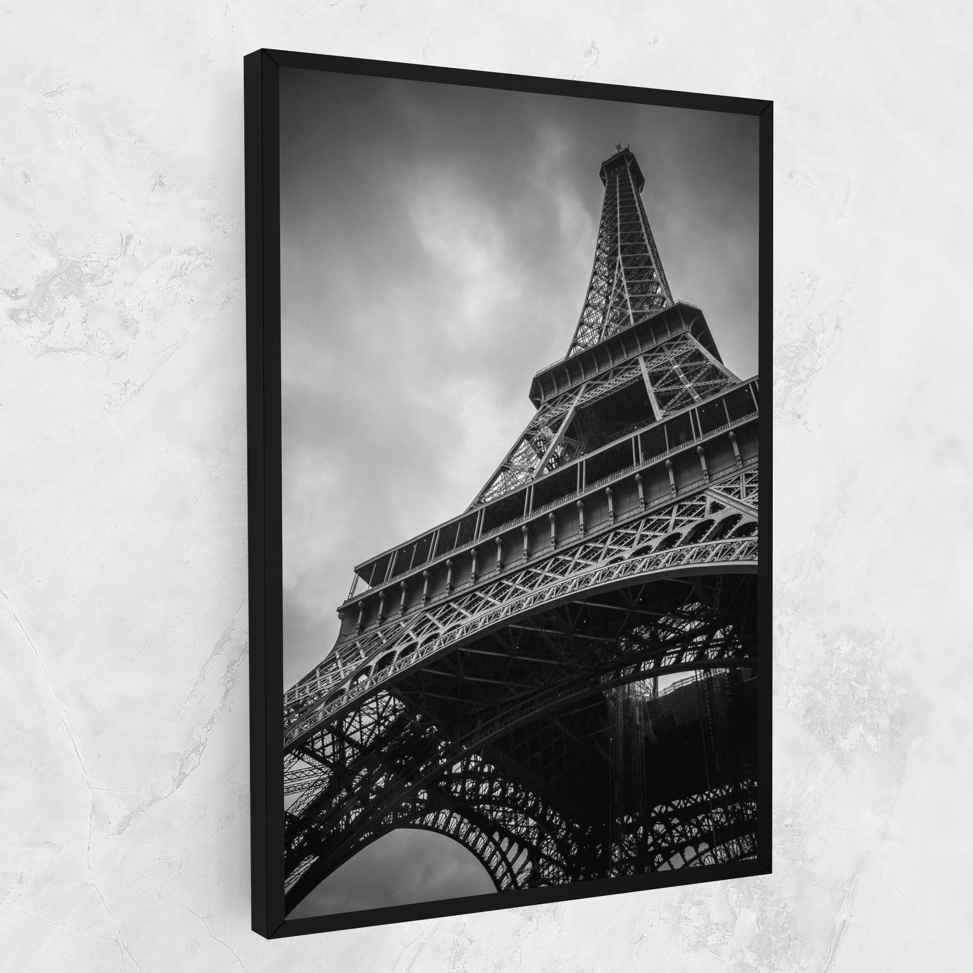 Tablou Canvas Eiffel Grey Tower mockup 1