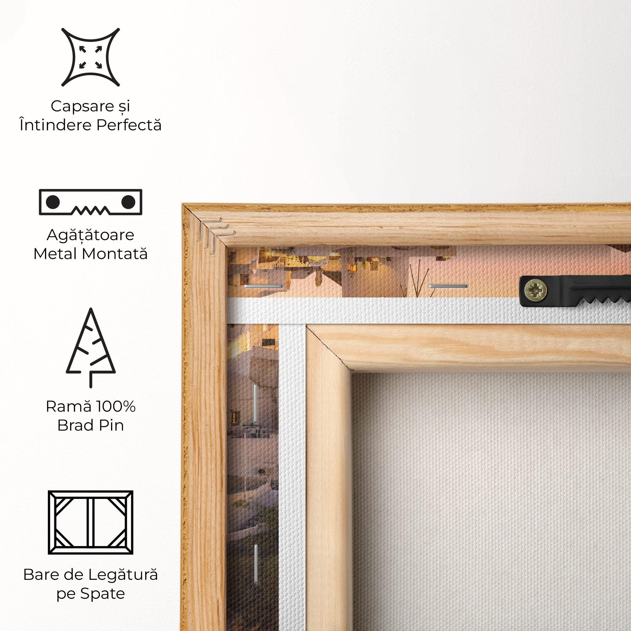 Tablou Canvas Santorini Greece mockup 5