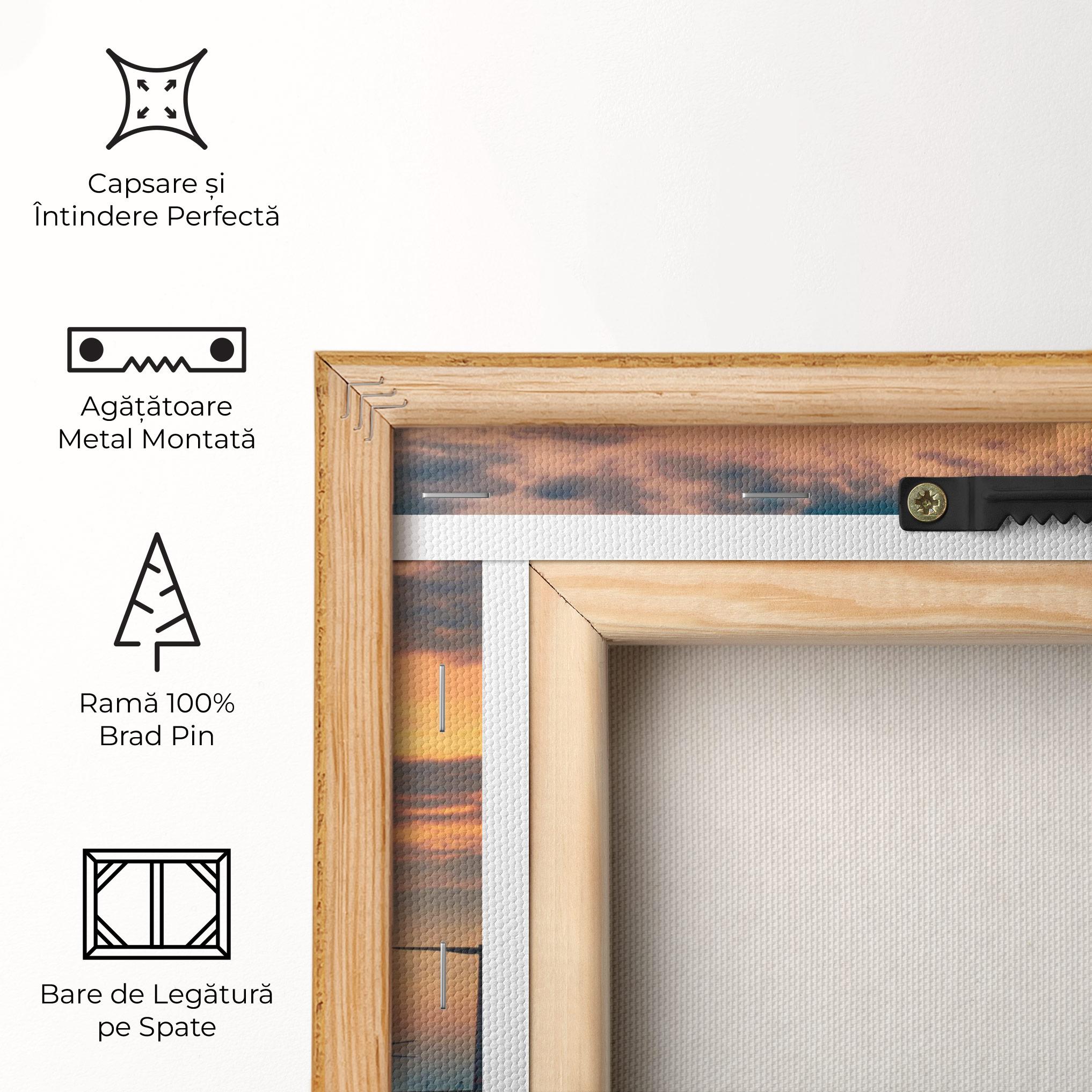 Tablou Canvas Sunset Belgium mockup 5