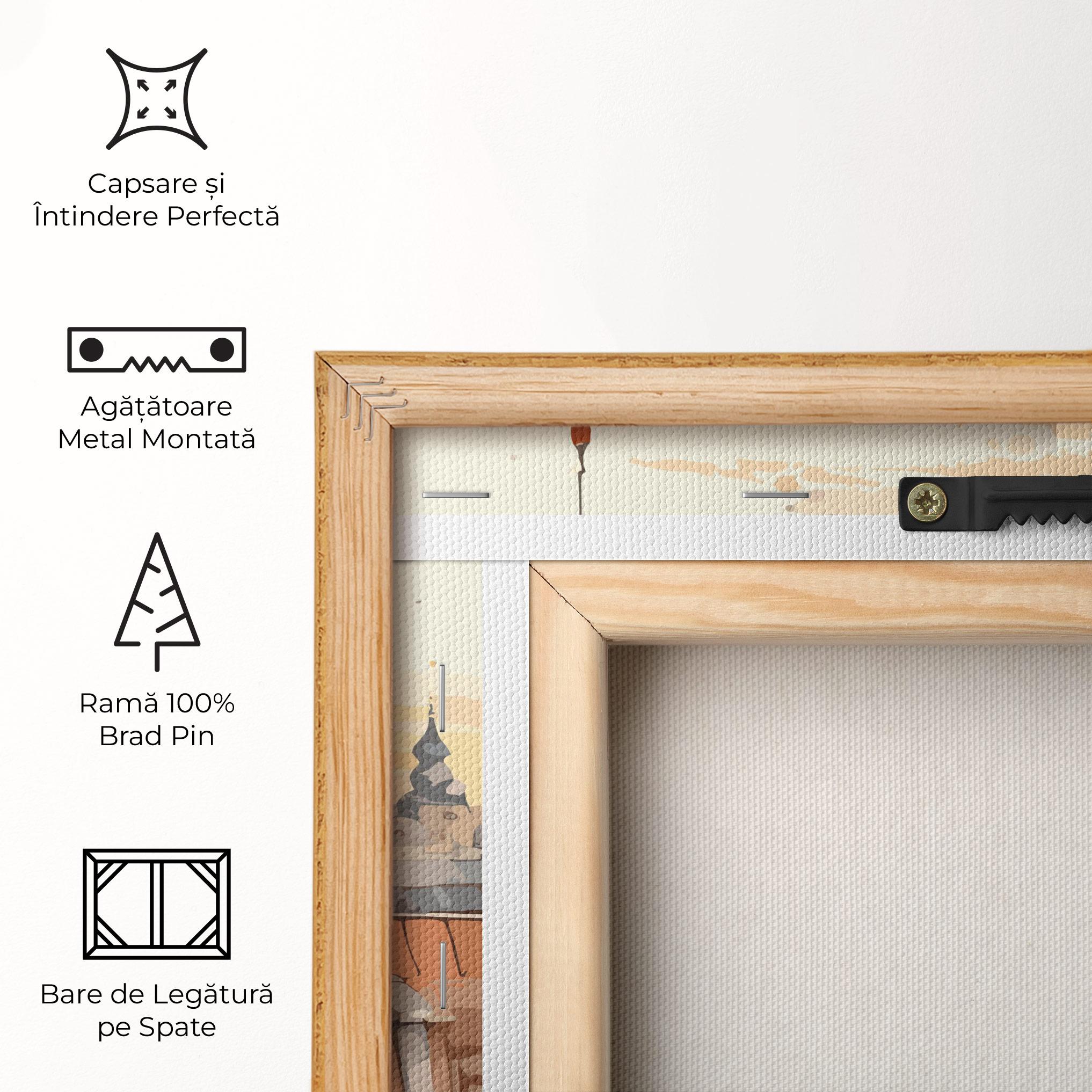 Tablou Canvas Window City View mockup 5