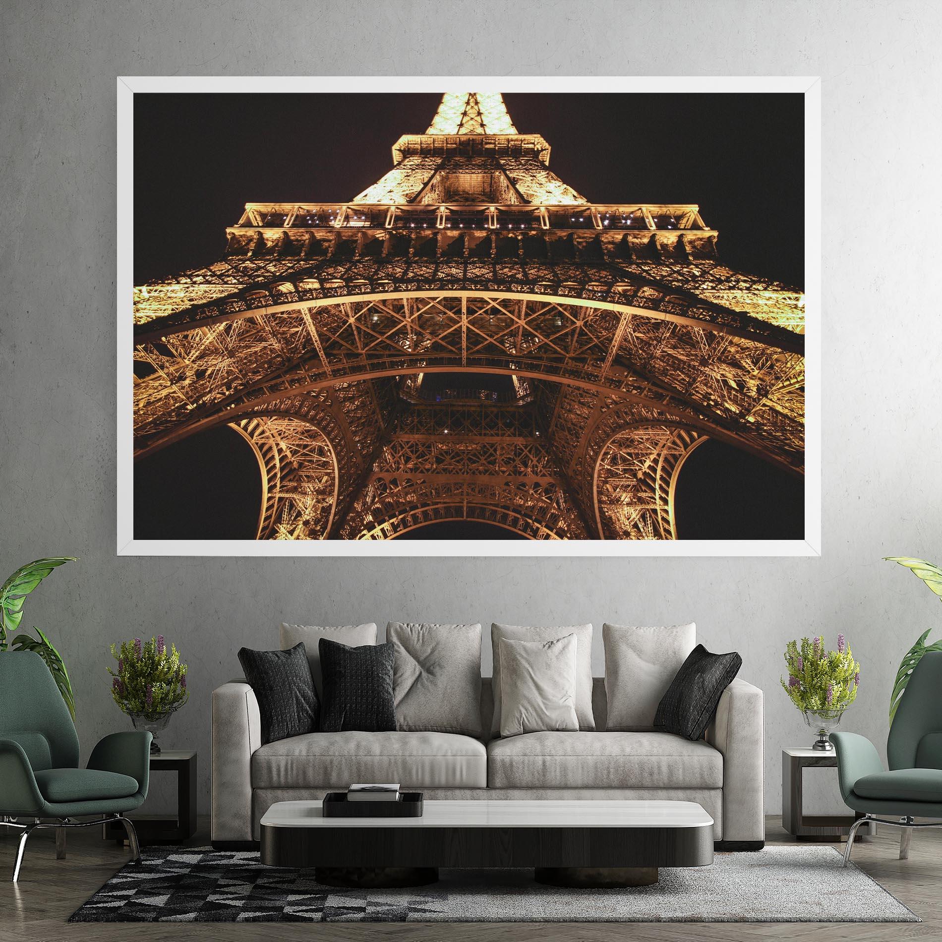 Tablou Canvas Eiffel Tower At Night mockup 7