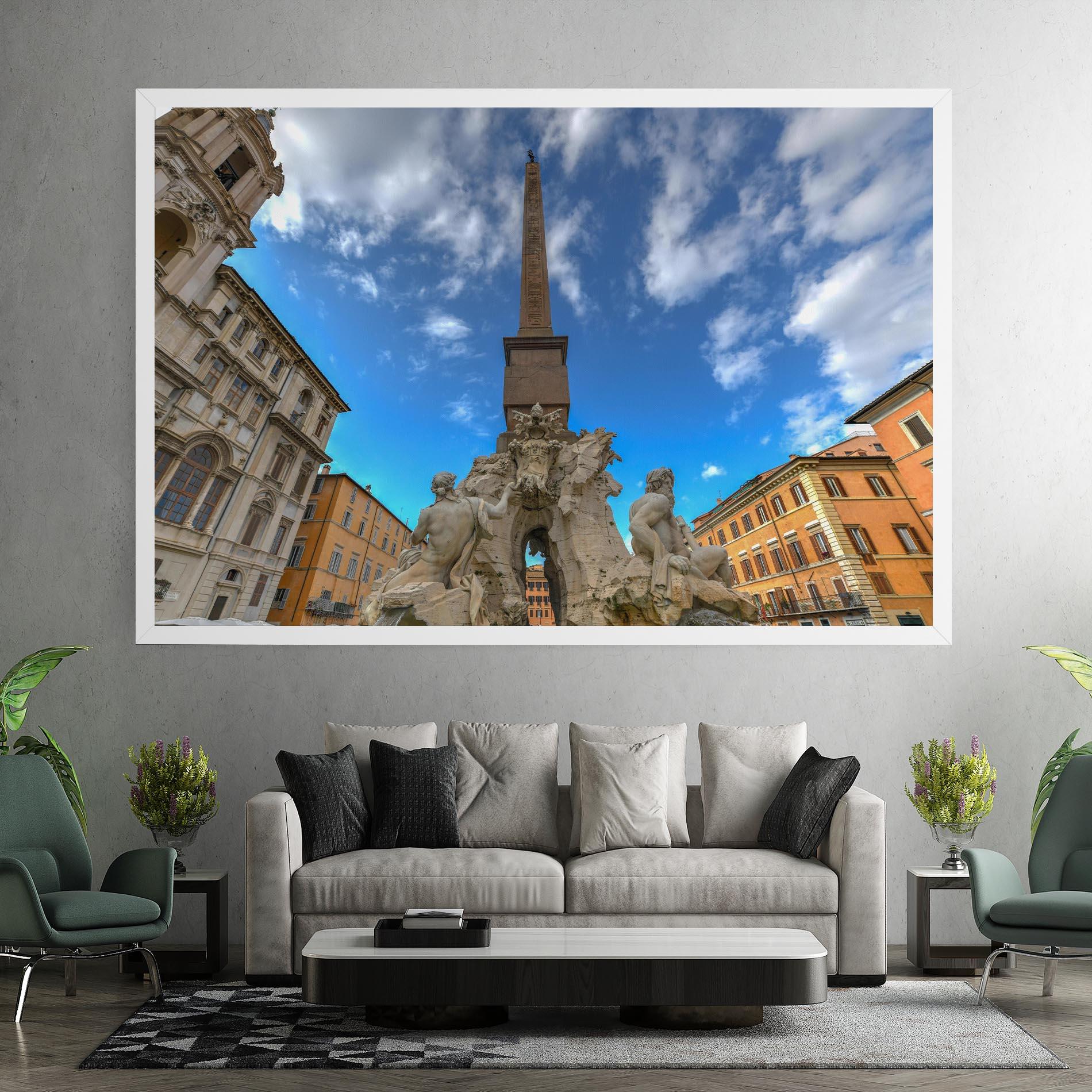 Tablou Canvas Piazza Navona Italy mockup 7