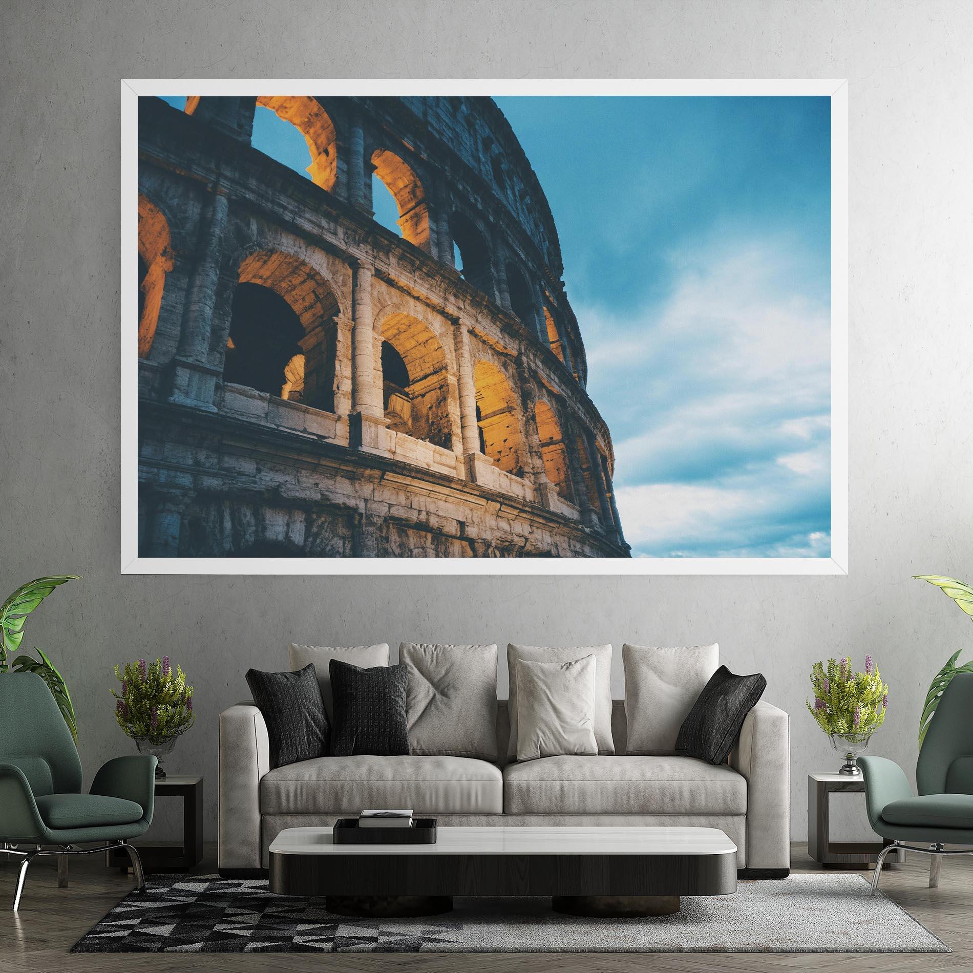 Tablou Canvas Shadow Colosseum mockup 7