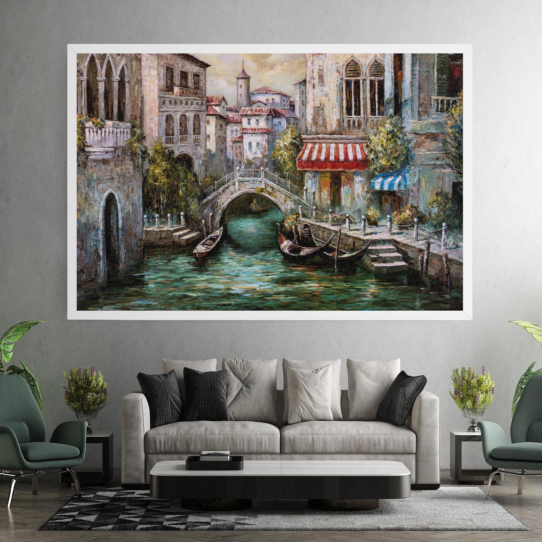 Tablou Canvas Venice Colors mockup 7