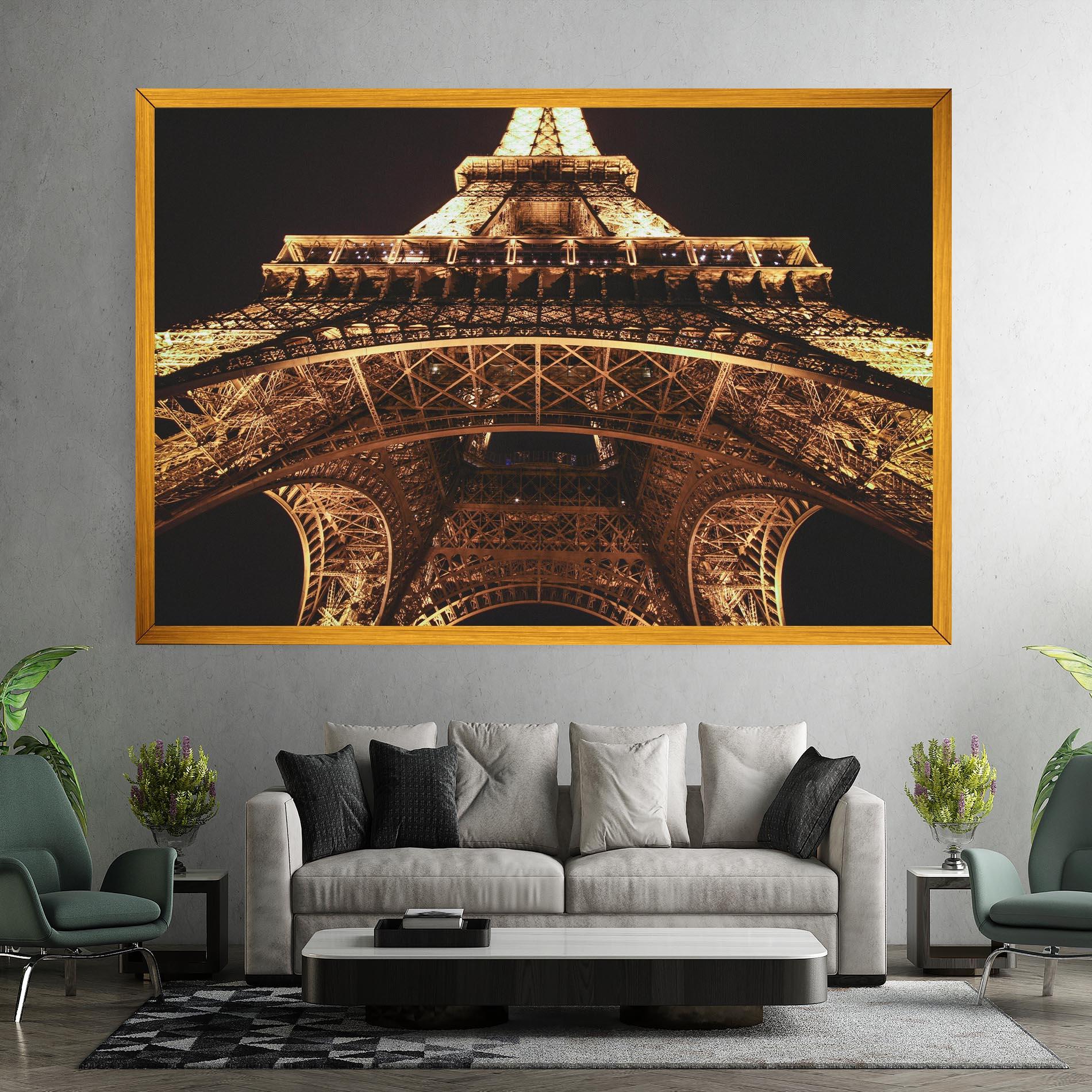 Tablou Canvas Eiffel Tower At Night mockup 7