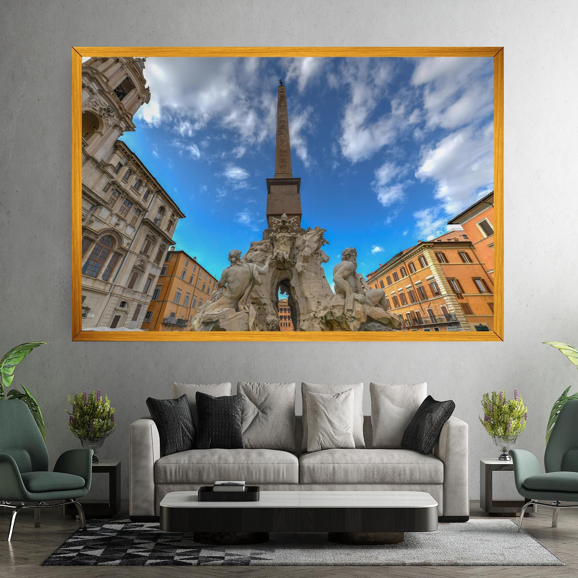 Piazza Navona Italy mockup 7