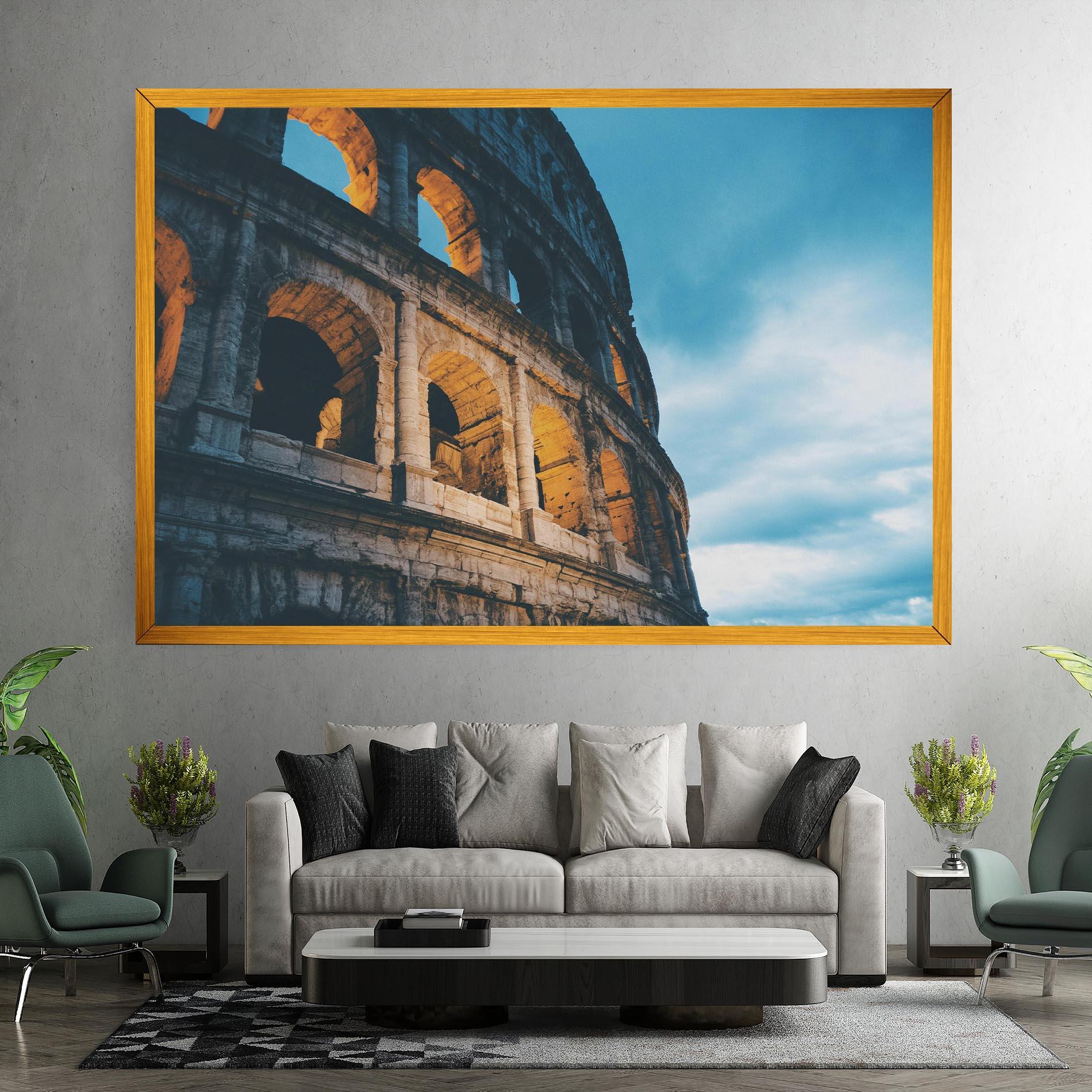 Tablou Canvas Shadow Colosseum mockup 7