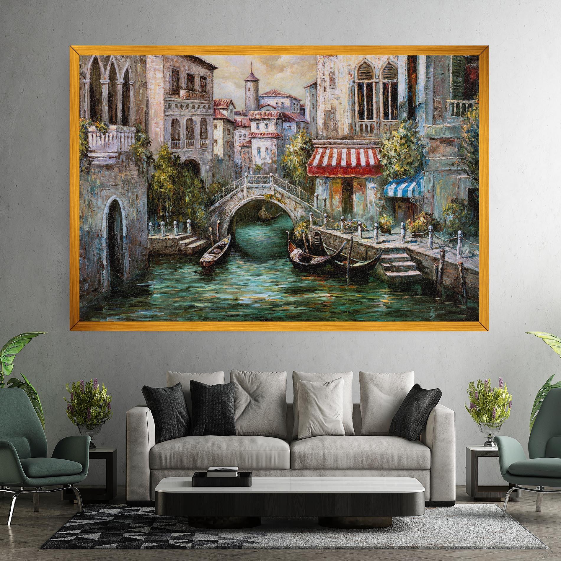 Tablou Canvas Venice Colors mockup 7