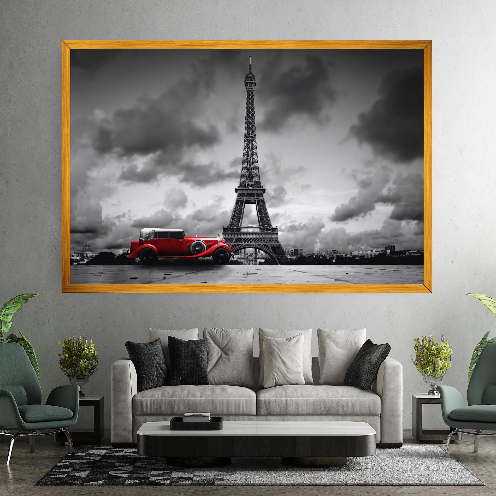 Tablou Canvas Vintage Paris mockup 7