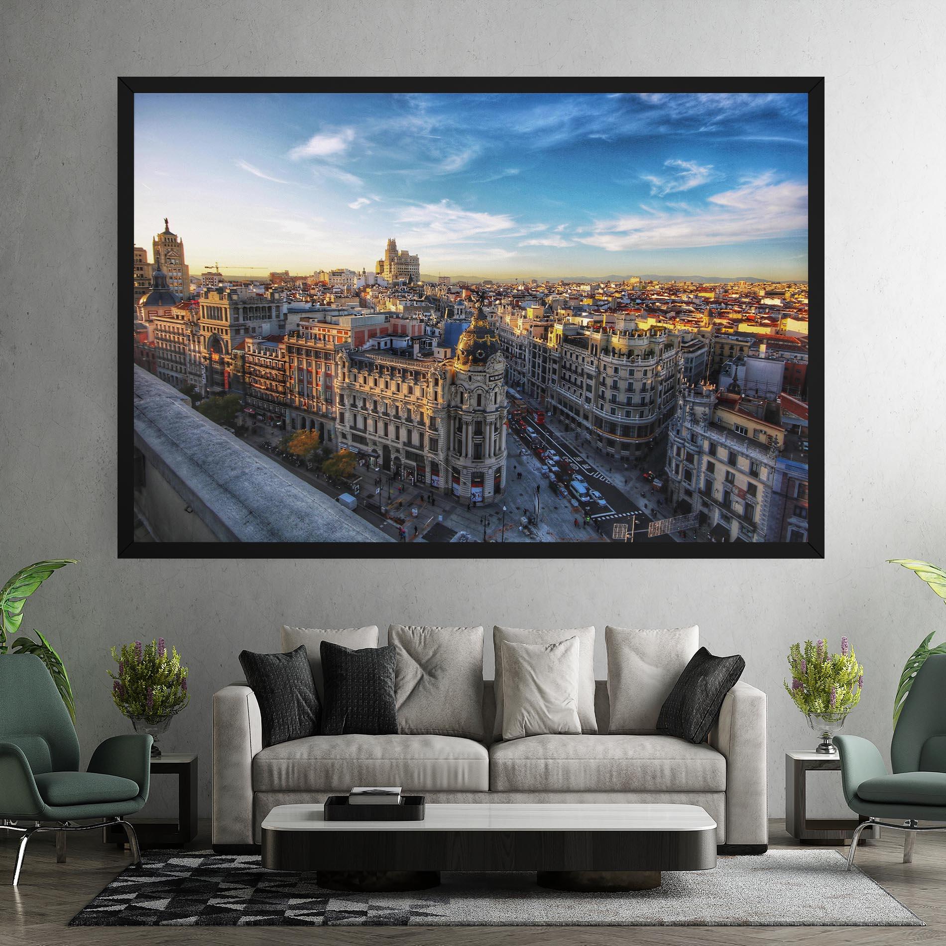 Tablou Canvas Madrid View mockup 7