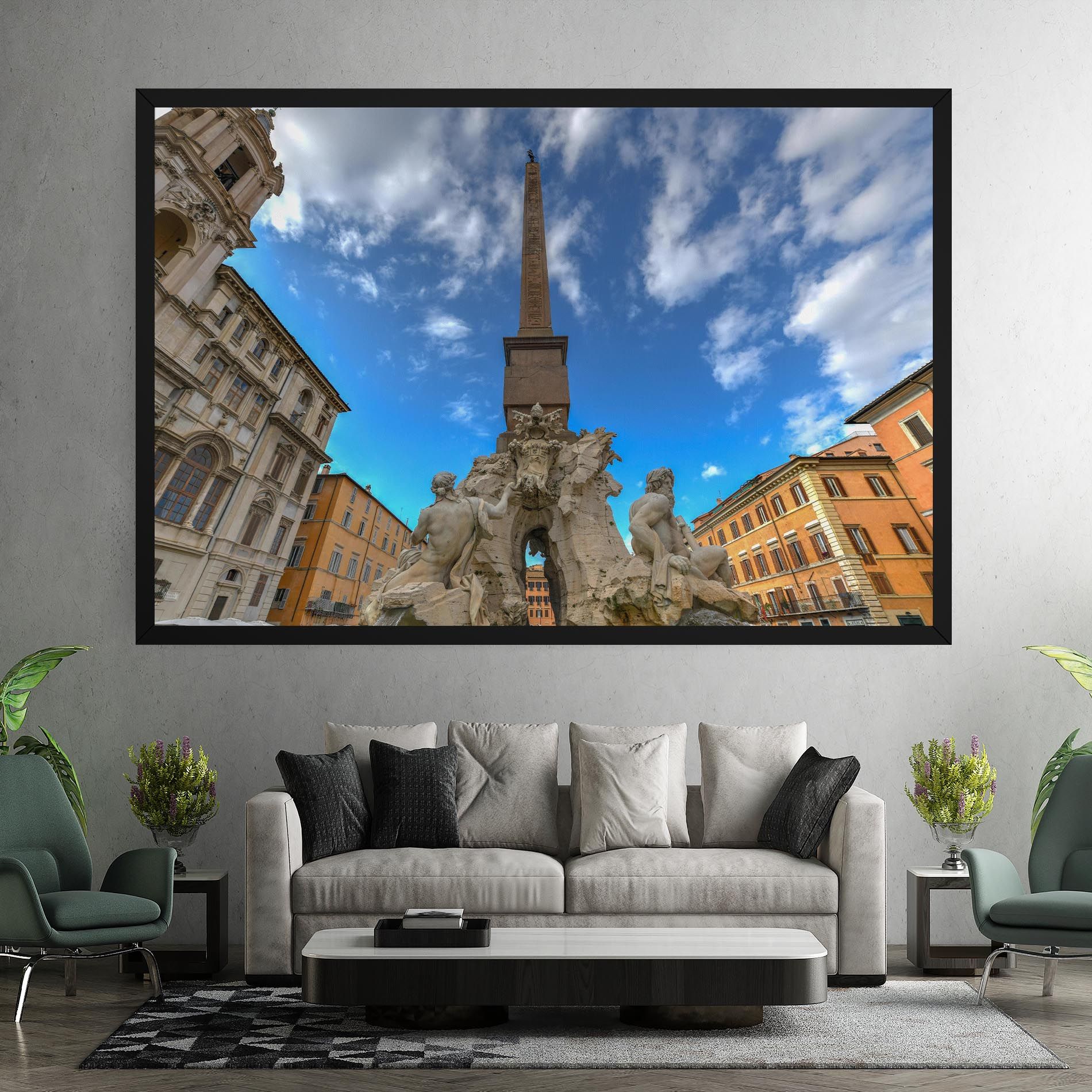 Piazza Navona Italy mockup 7