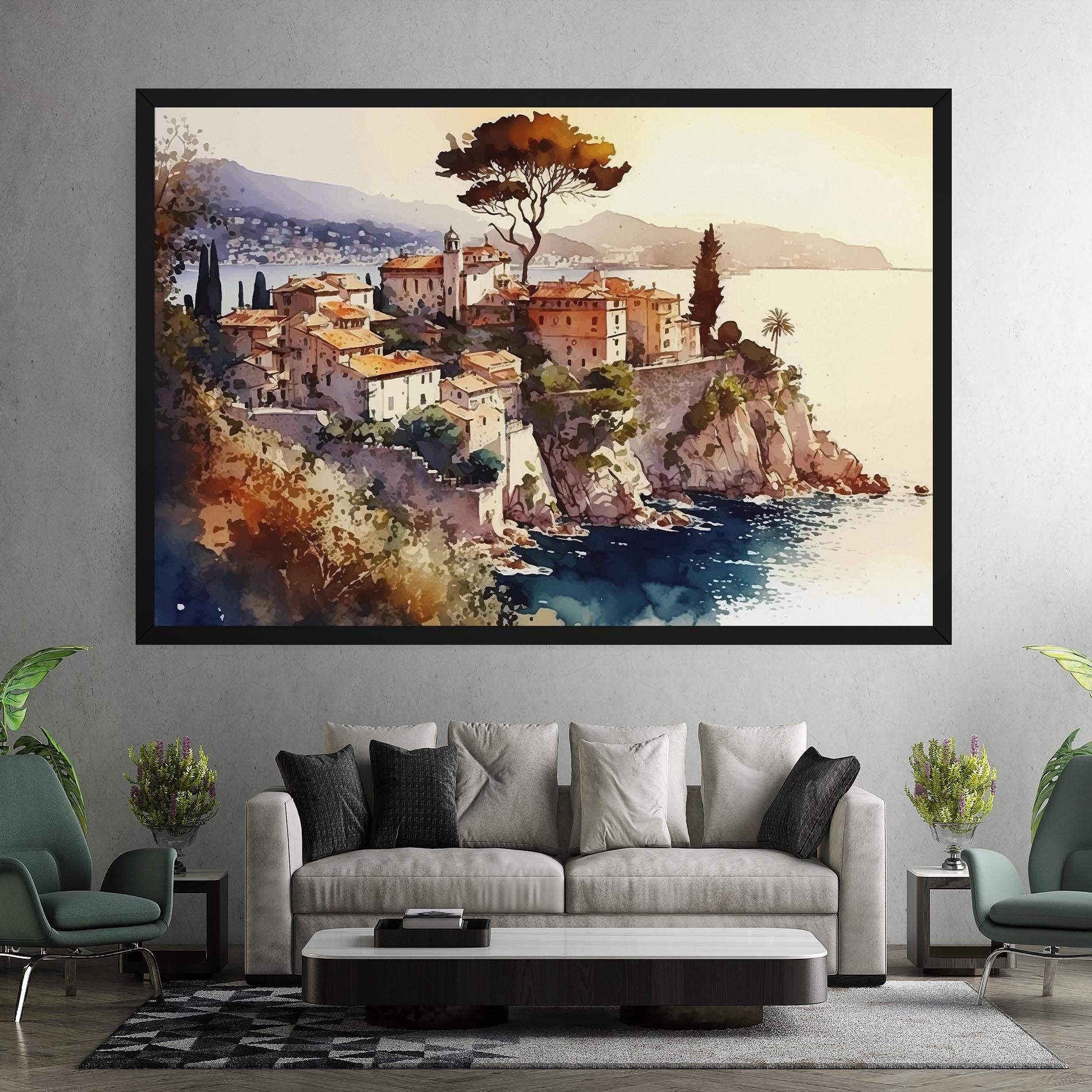 Tablou Canvas Stunning View Painting mockup 7