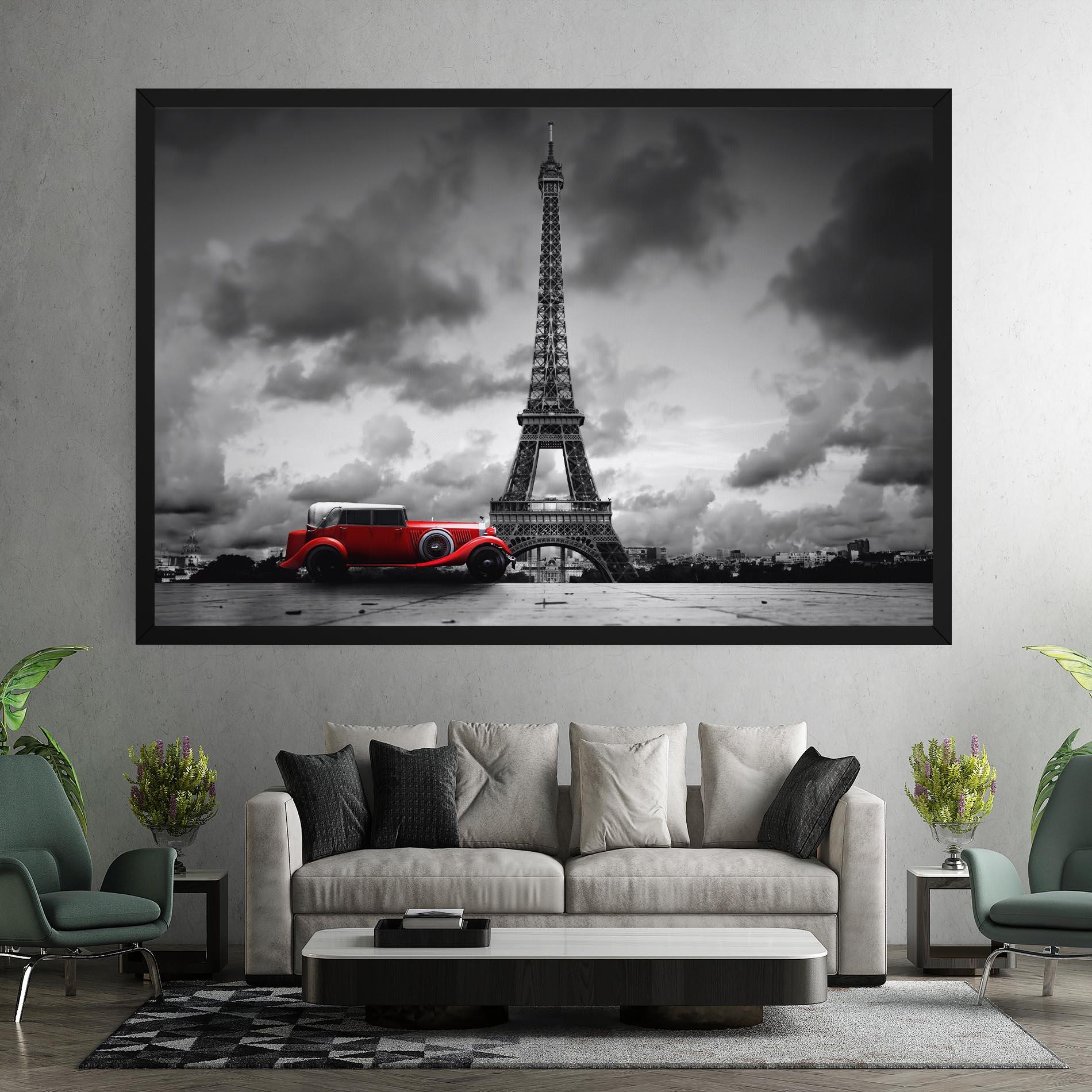 Tablou Canvas Vintage Paris mockup 7