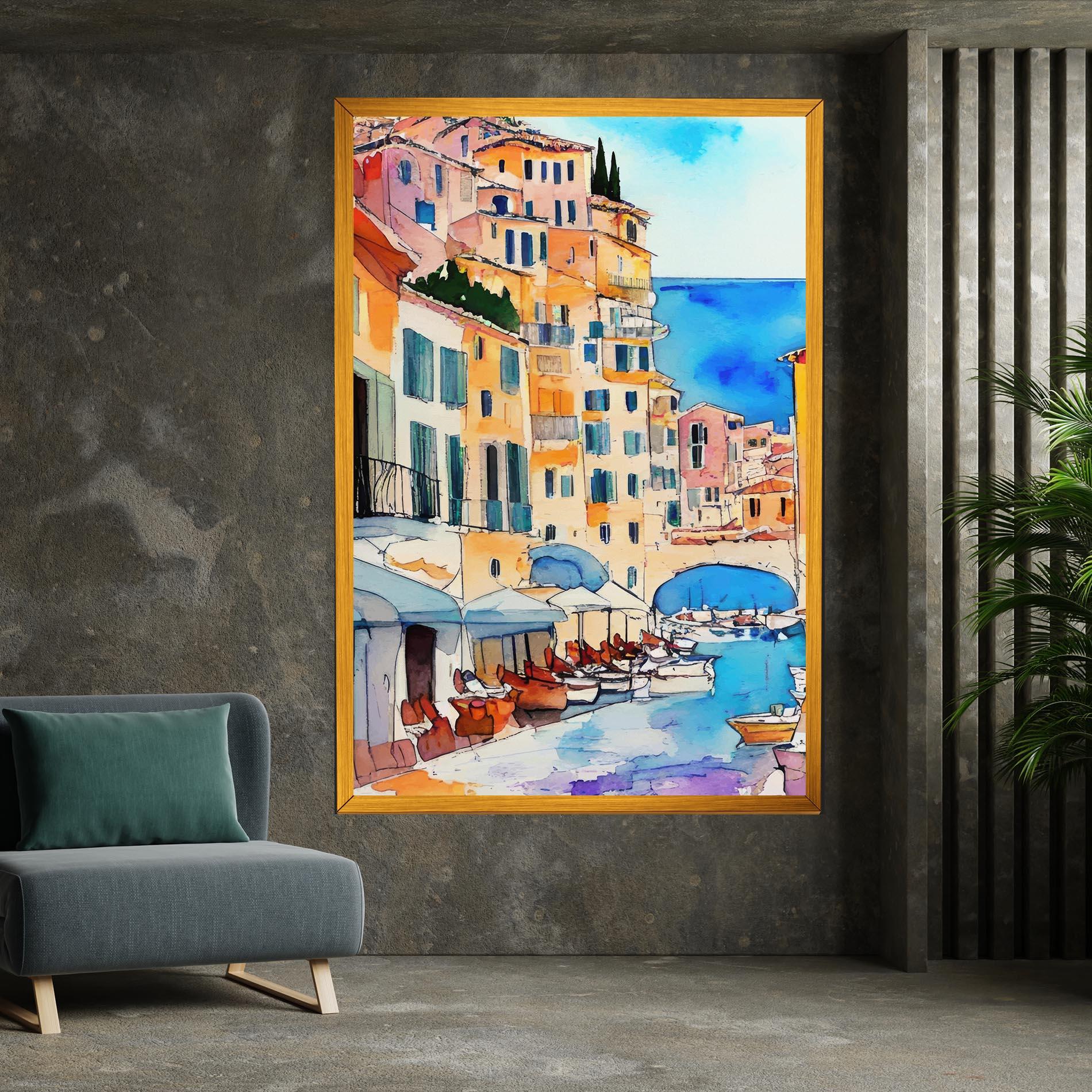 Tablou Canvas France Watercolor mockup 7
