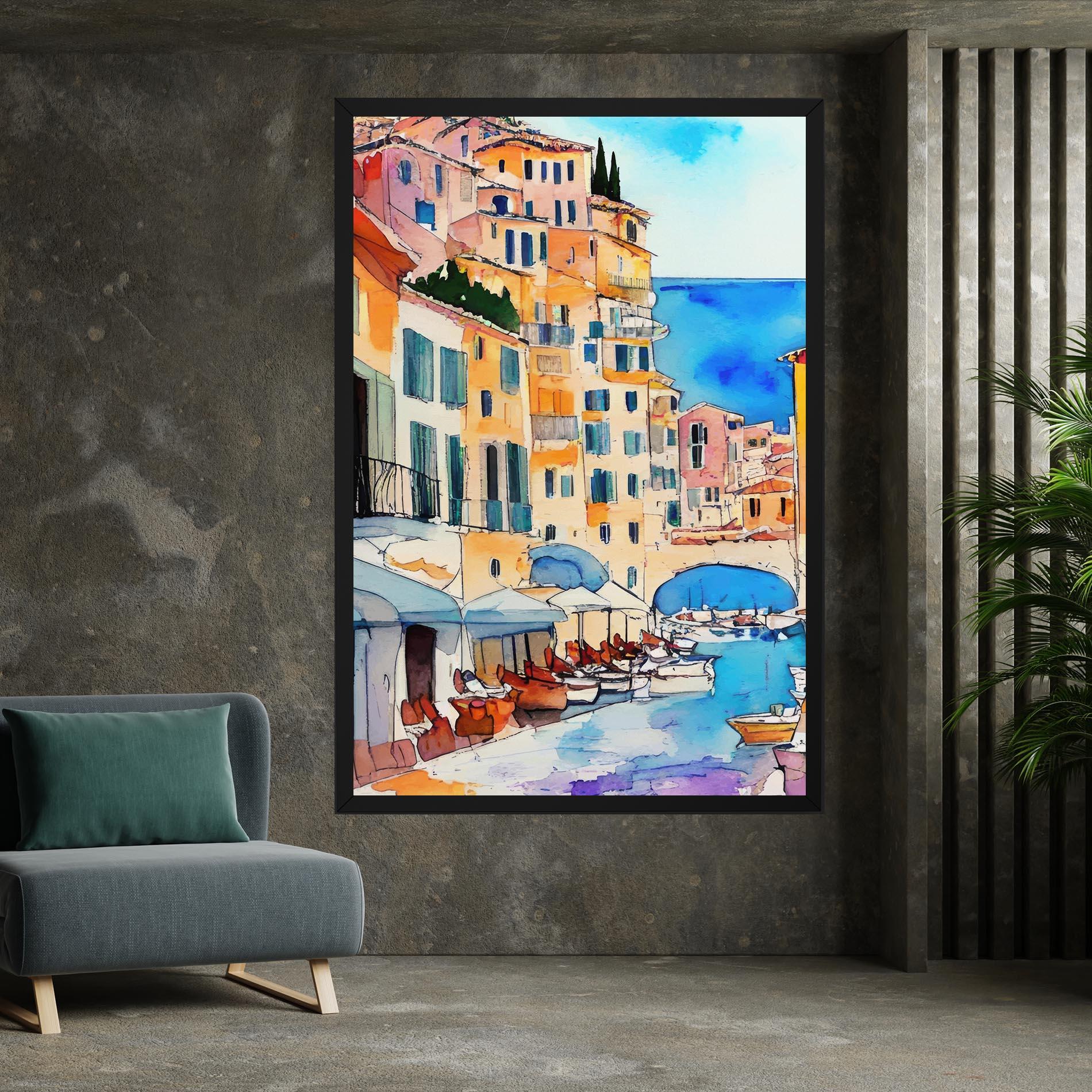 Tablou Canvas France Watercolor mockup 7