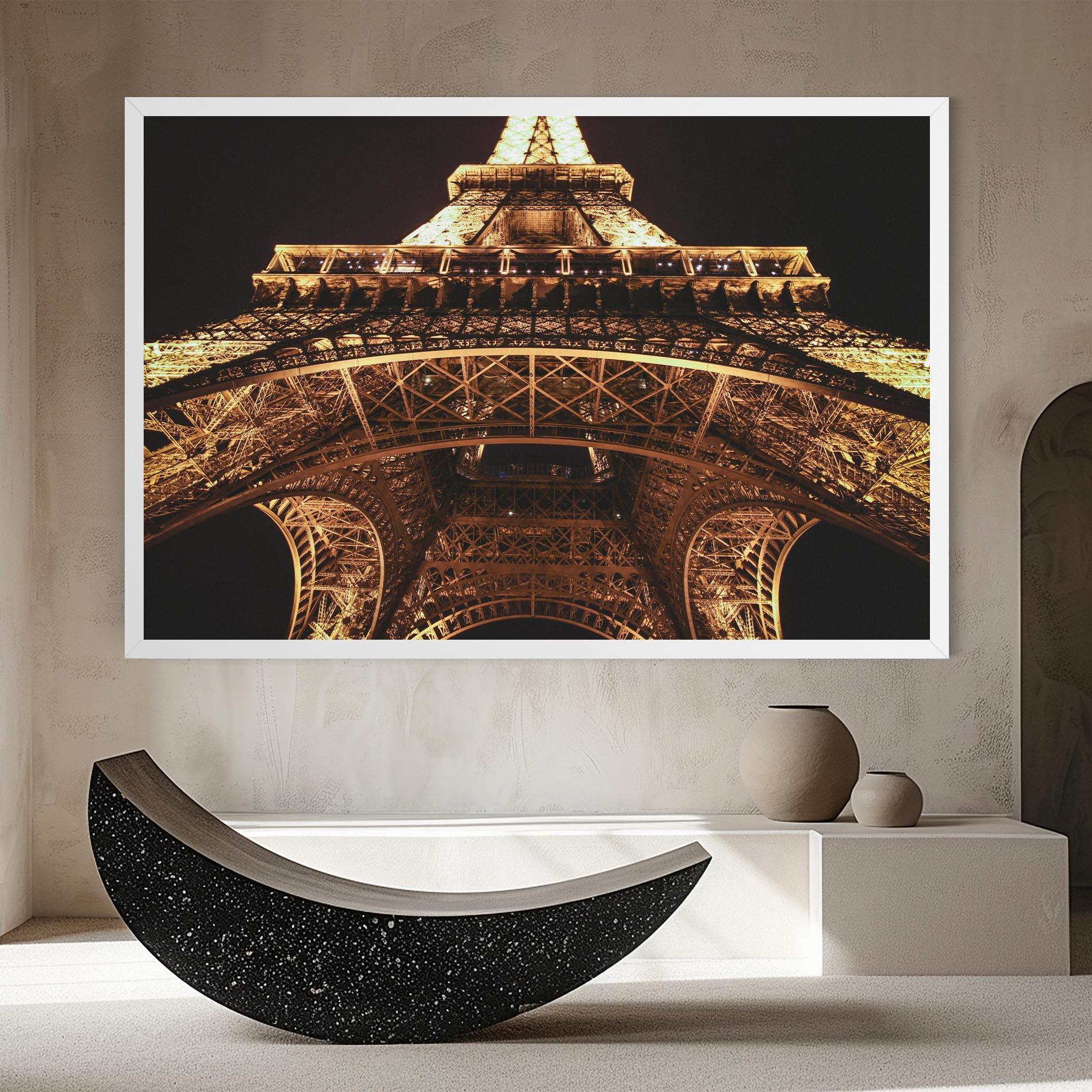 Tablou Canvas Eiffel Tower At Night mockup 8