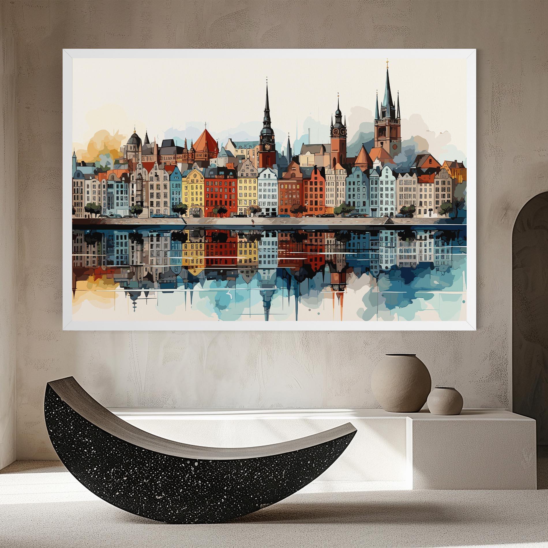 Tablou Canvas German Buildings mockup 8