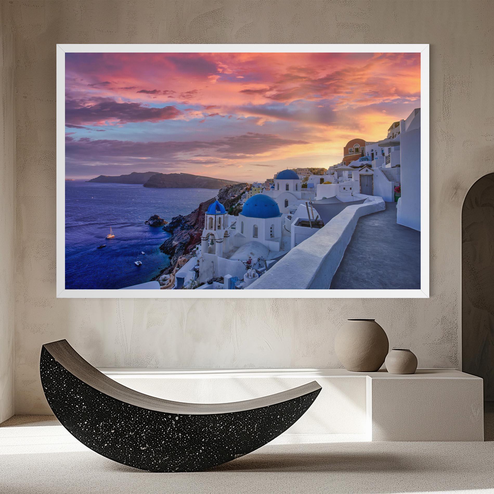 Tablou Canvas Santorini View mockup 8