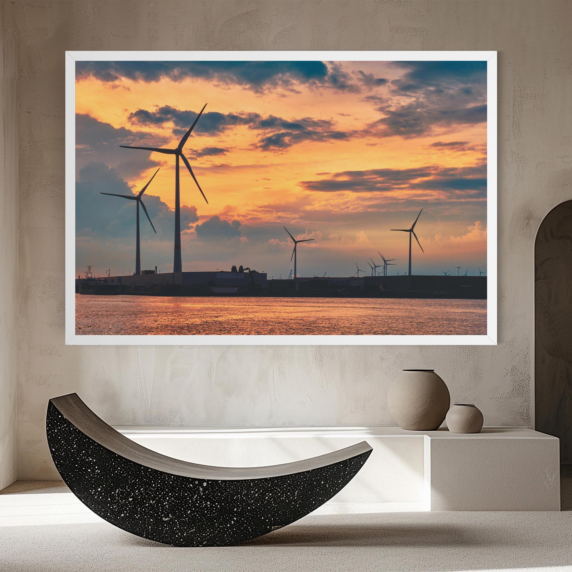 Tablou Canvas Sunset Belgium mockup 8
