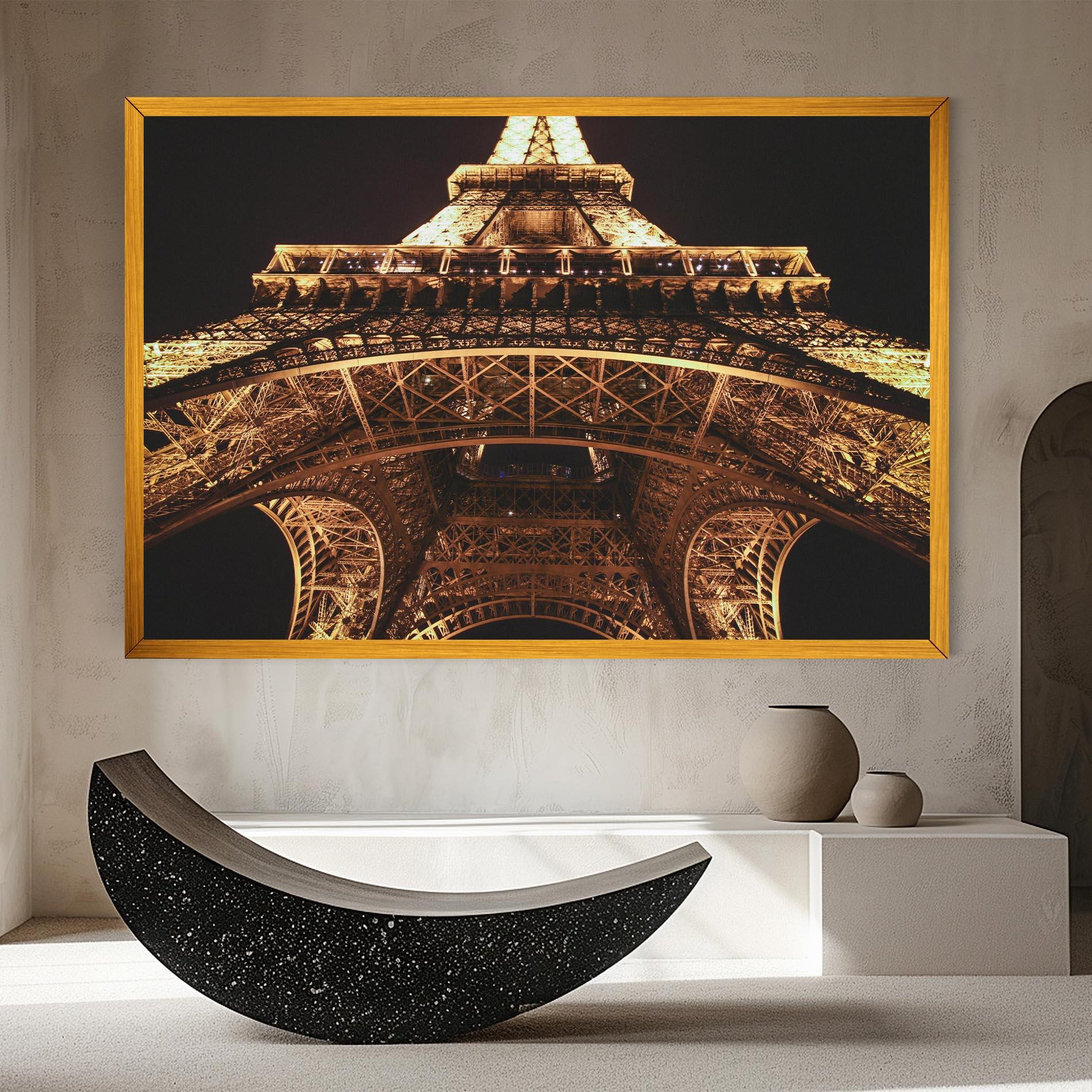 Tablou Canvas Eiffel Tower At Night mockup 8