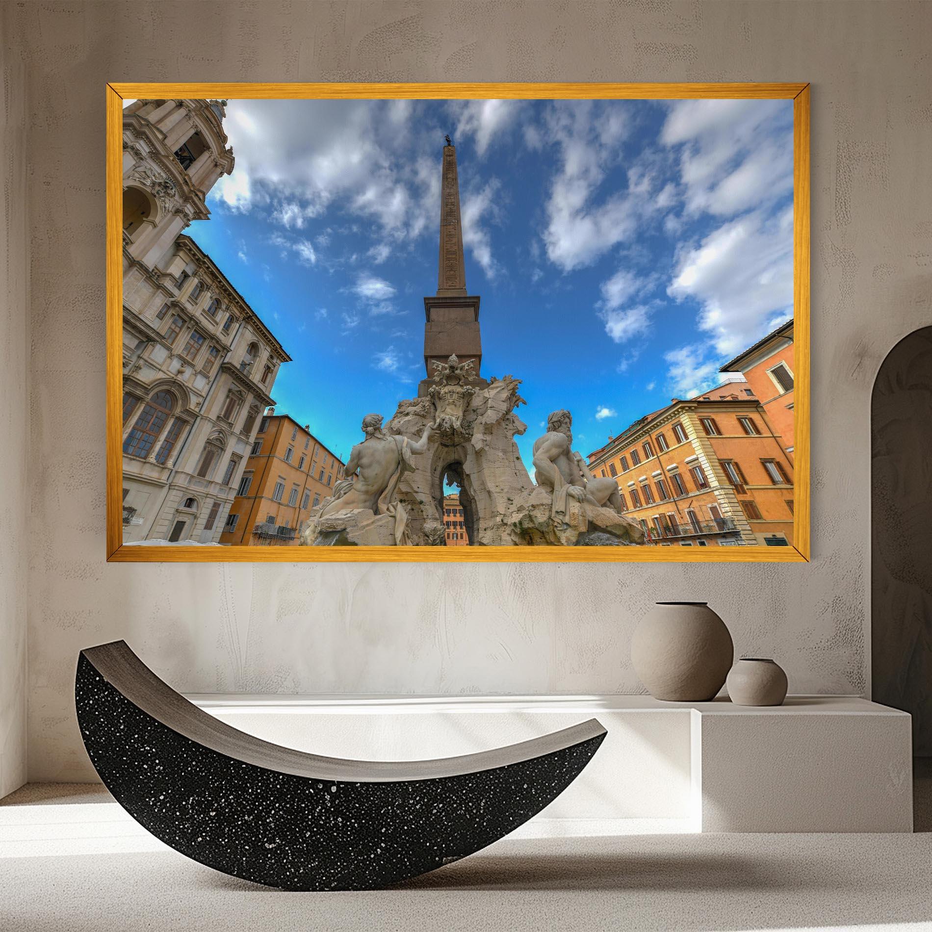 Tablou Canvas Piazza Navona Italy mockup 8