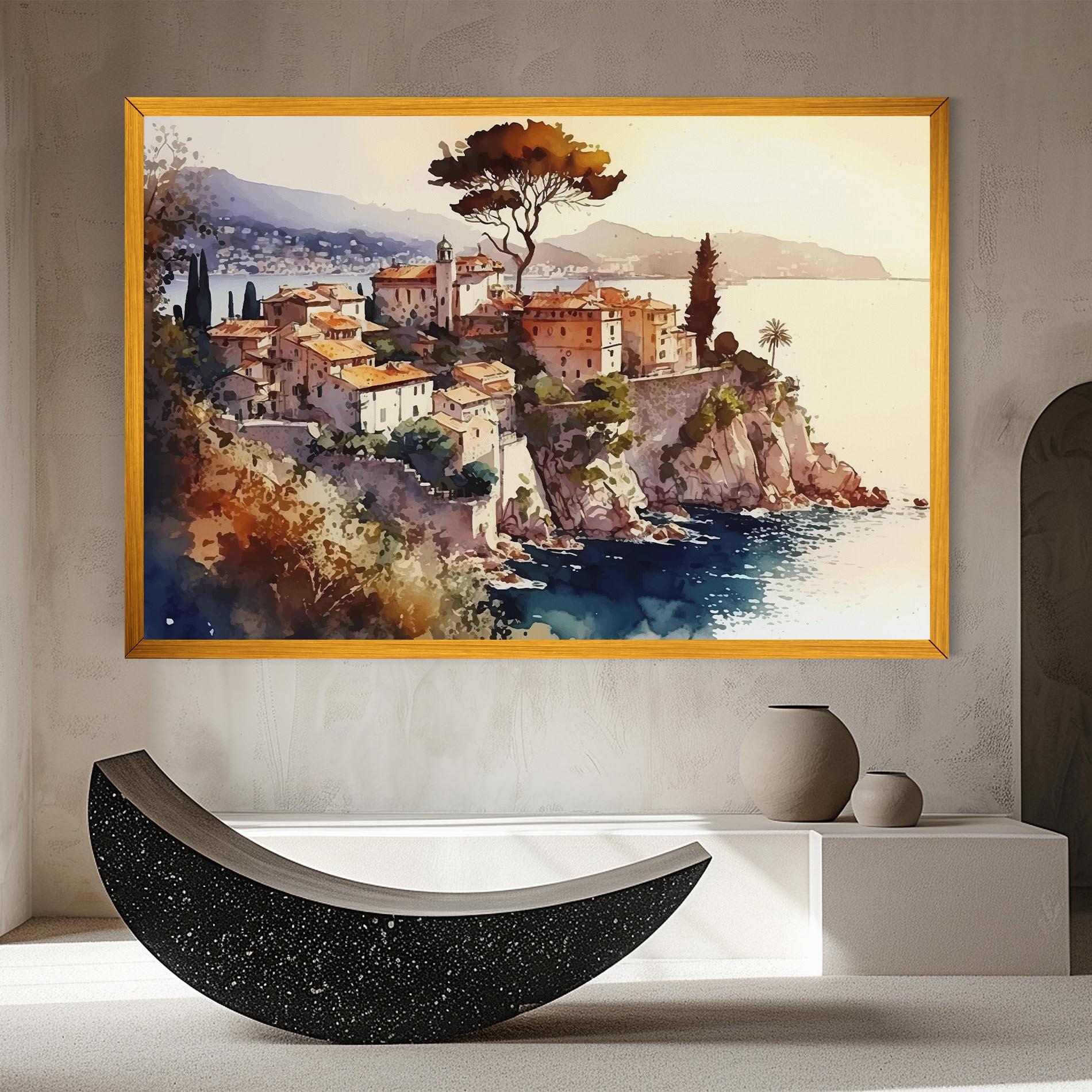 Tablou Canvas Stunning View Painting mockup 8