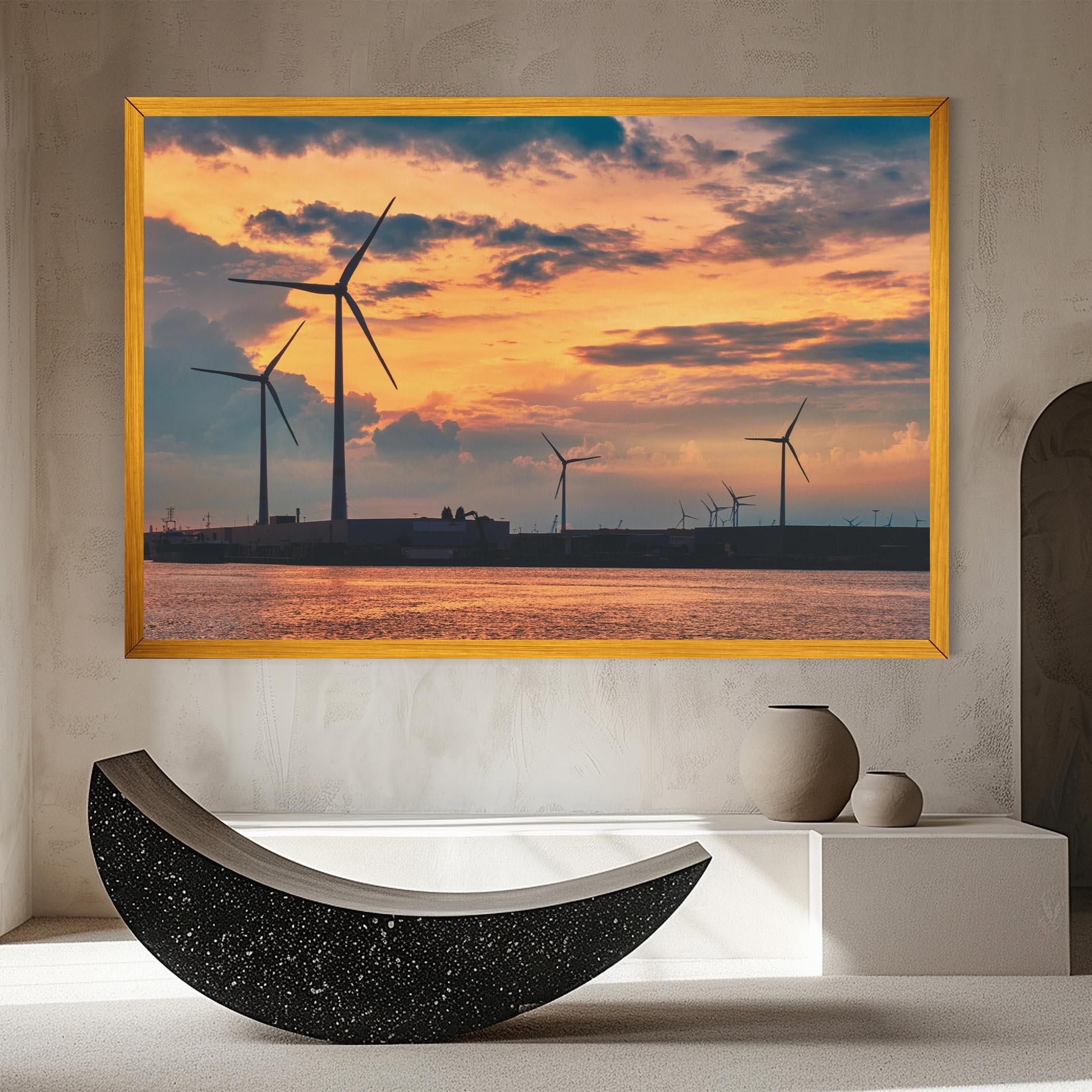Tablou Canvas Sunset Belgium mockup 8