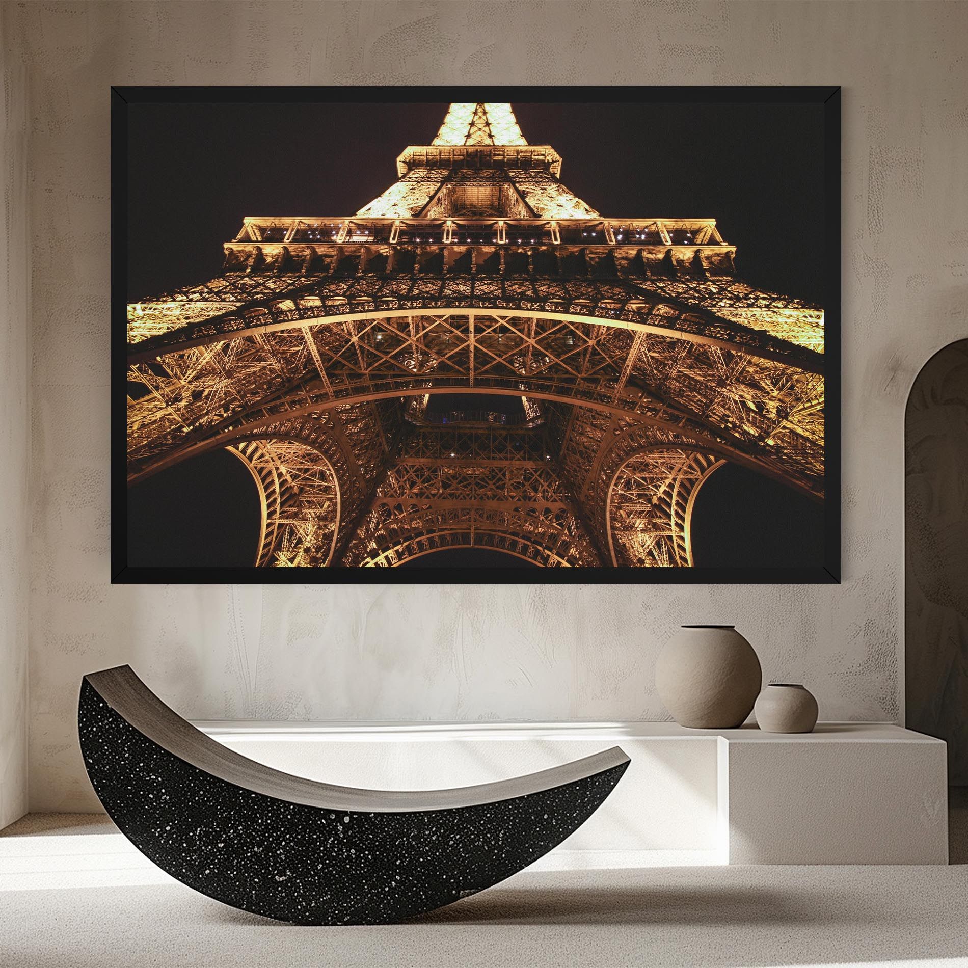 Eiffel Tower At Night mockup 8