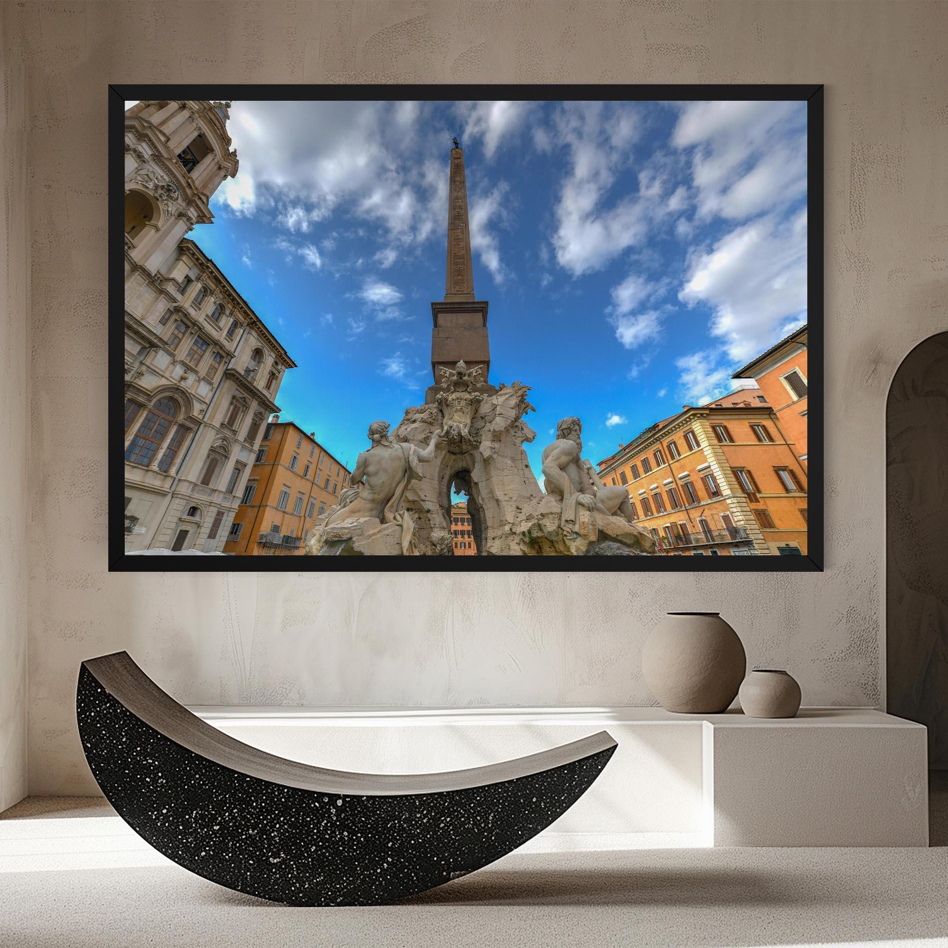 Tablou Canvas Piazza Navona Italy mockup 8